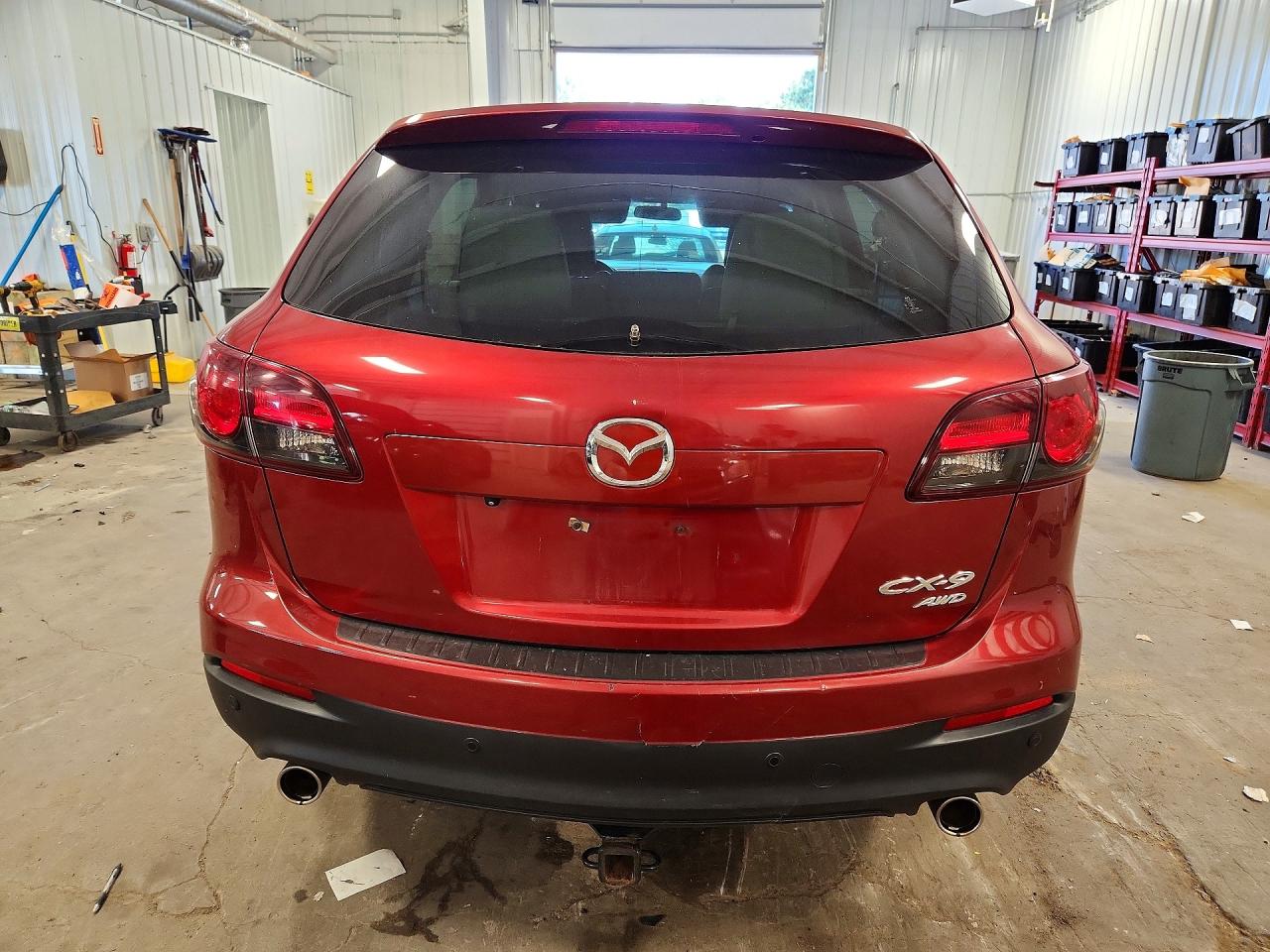 2014 Mazda Cx-9 Touring Red vin: JM3TB3CA8E0442522
