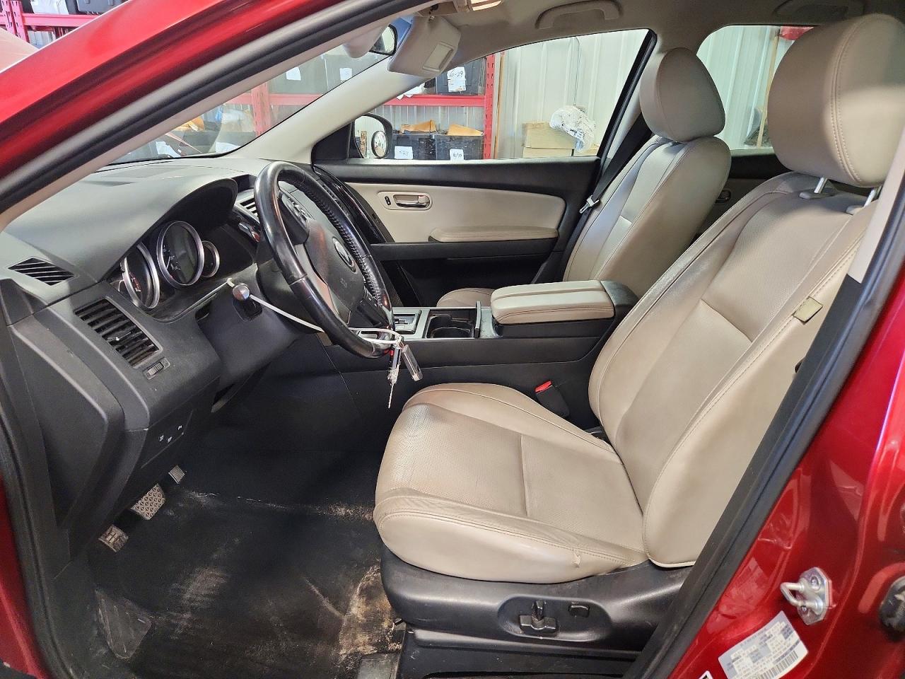 2014 Mazda Cx-9 Touring Red vin: JM3TB3CA8E0442522