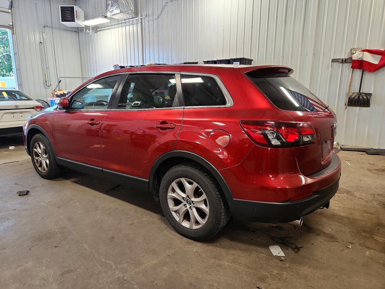 2014 Mazda Cx-9 Touring Red vin: JM3TB3CA8E0442522