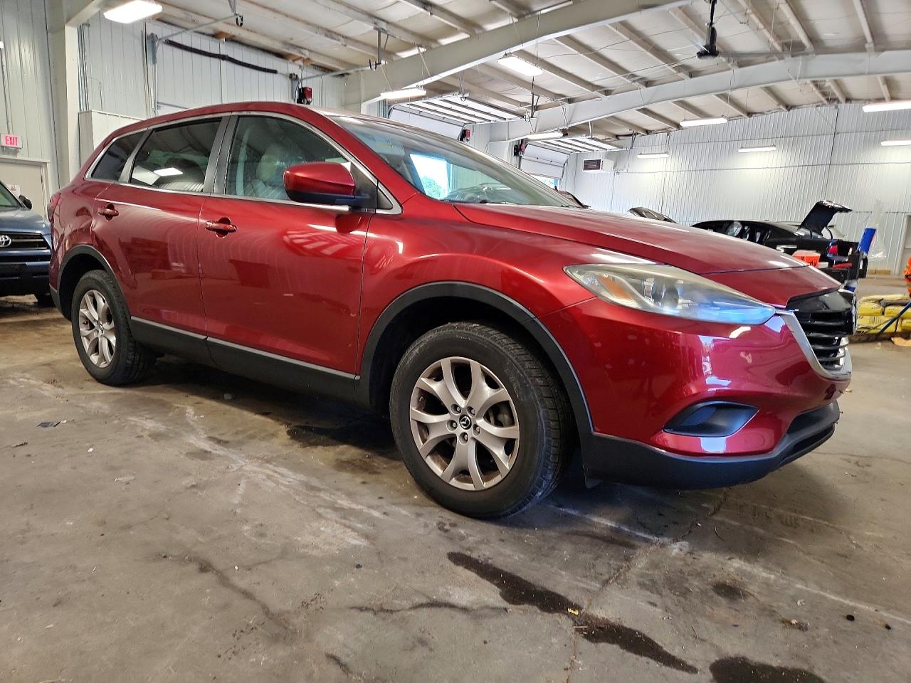 2014 Mazda Cx-9 Touring Red vin: JM3TB3CA8E0442522