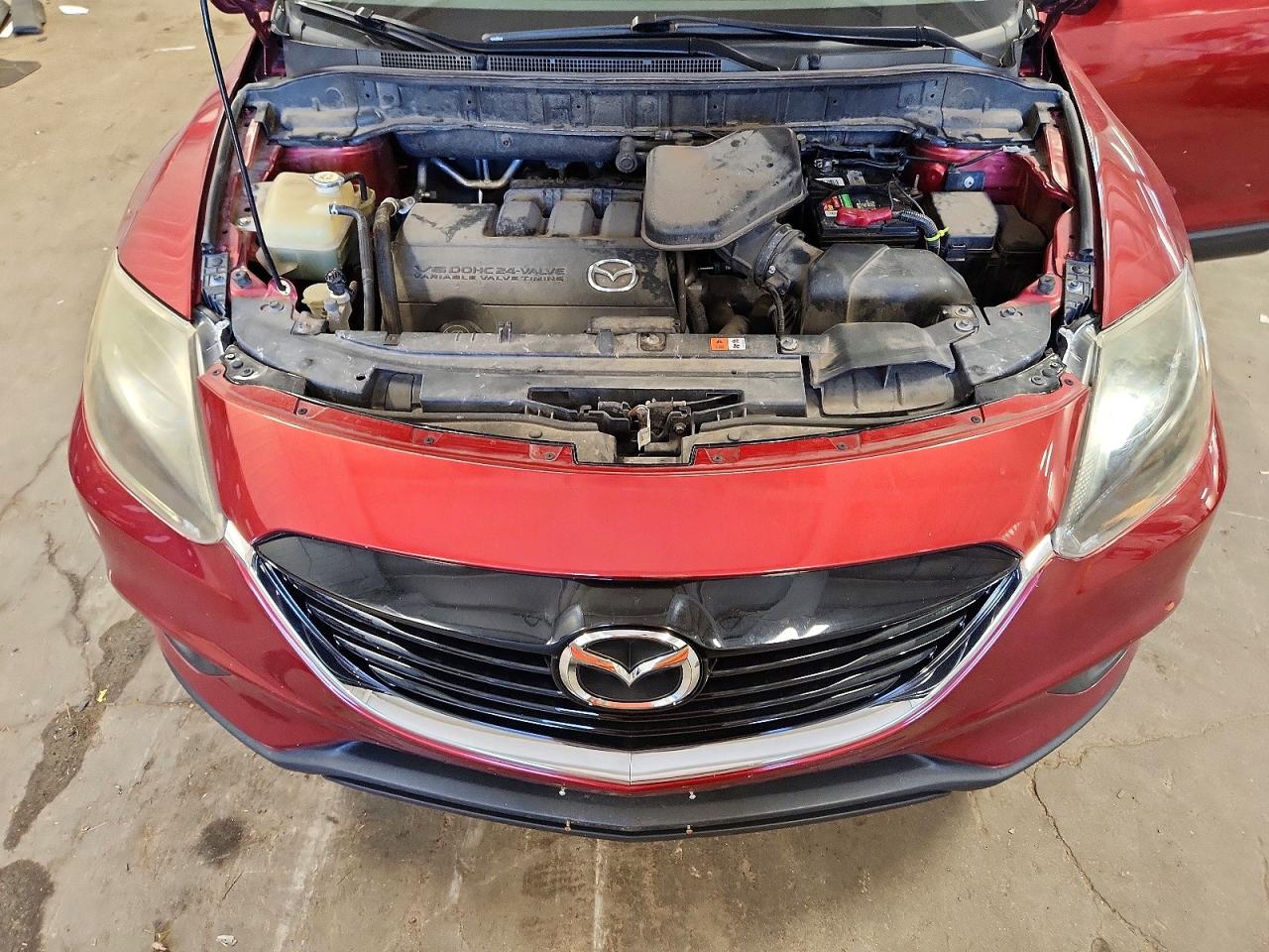 2014 Mazda Cx-9 Touring Red vin: JM3TB3CA8E0442522