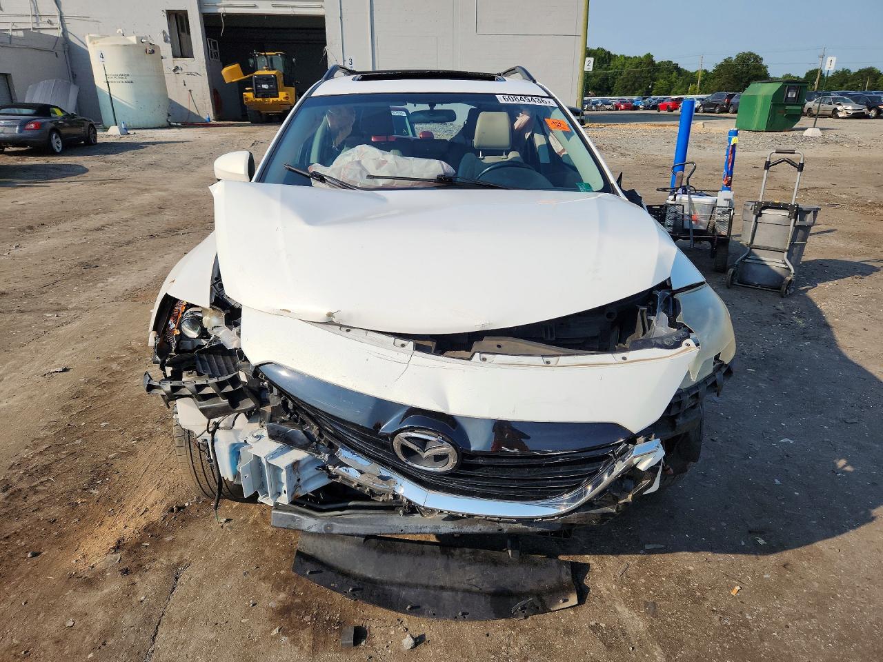 2015 Mazda Cx-9 Touring White vin: JM3TB3CA8F0461850