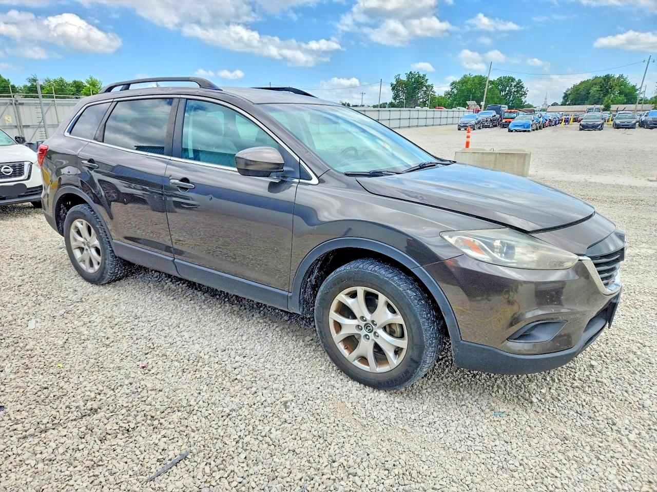 2015 Mazda Cx-9 Touring Silver vin: JM3TB3CA8F0466207