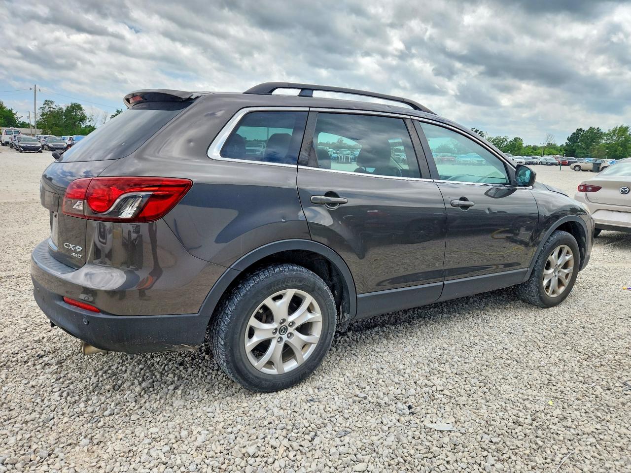 2015 Mazda Cx-9 Touring Silver vin: JM3TB3CA8F0466207