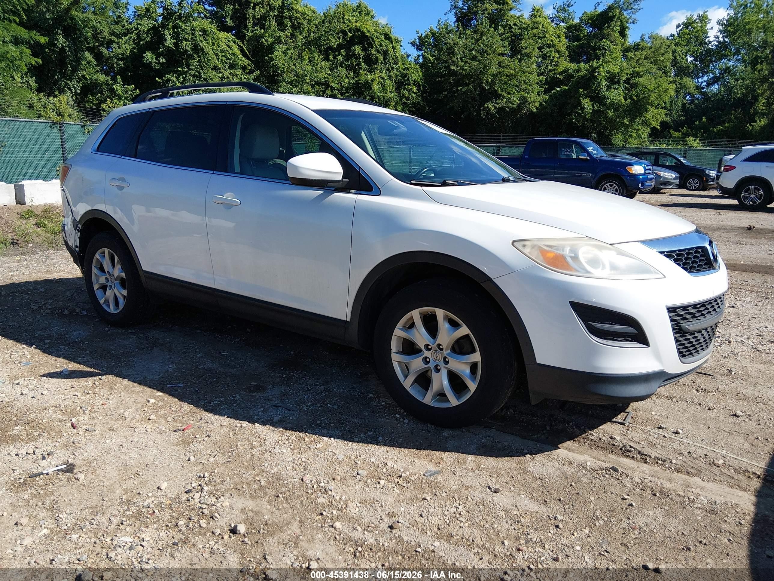 2012 Mazda Cx-9 Touring Белый vin: JM3TB3CA9C0340482