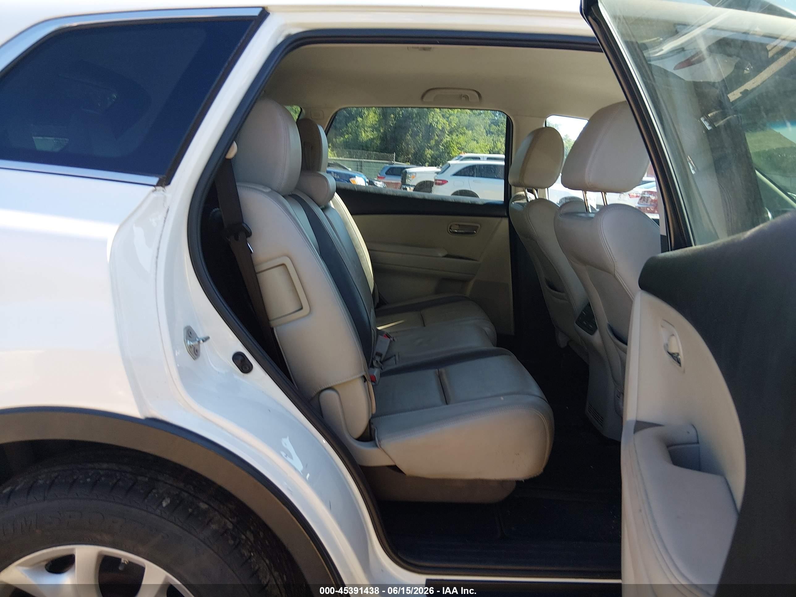 2012 Mazda Cx-9 Touring Белый vin: JM3TB3CA9C0340482