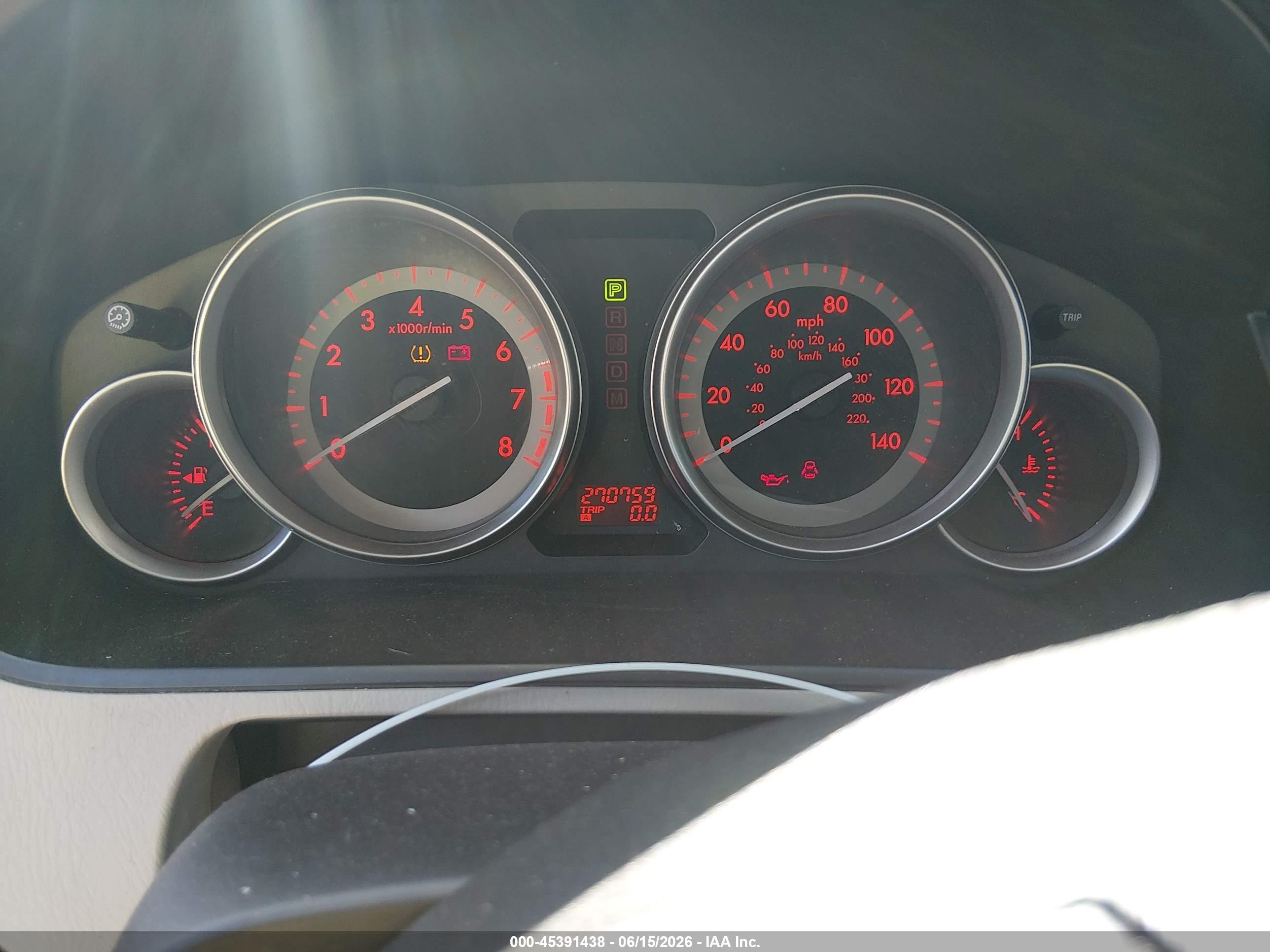 2012 Mazda Cx-9 Touring Белый vin: JM3TB3CA9C0340482