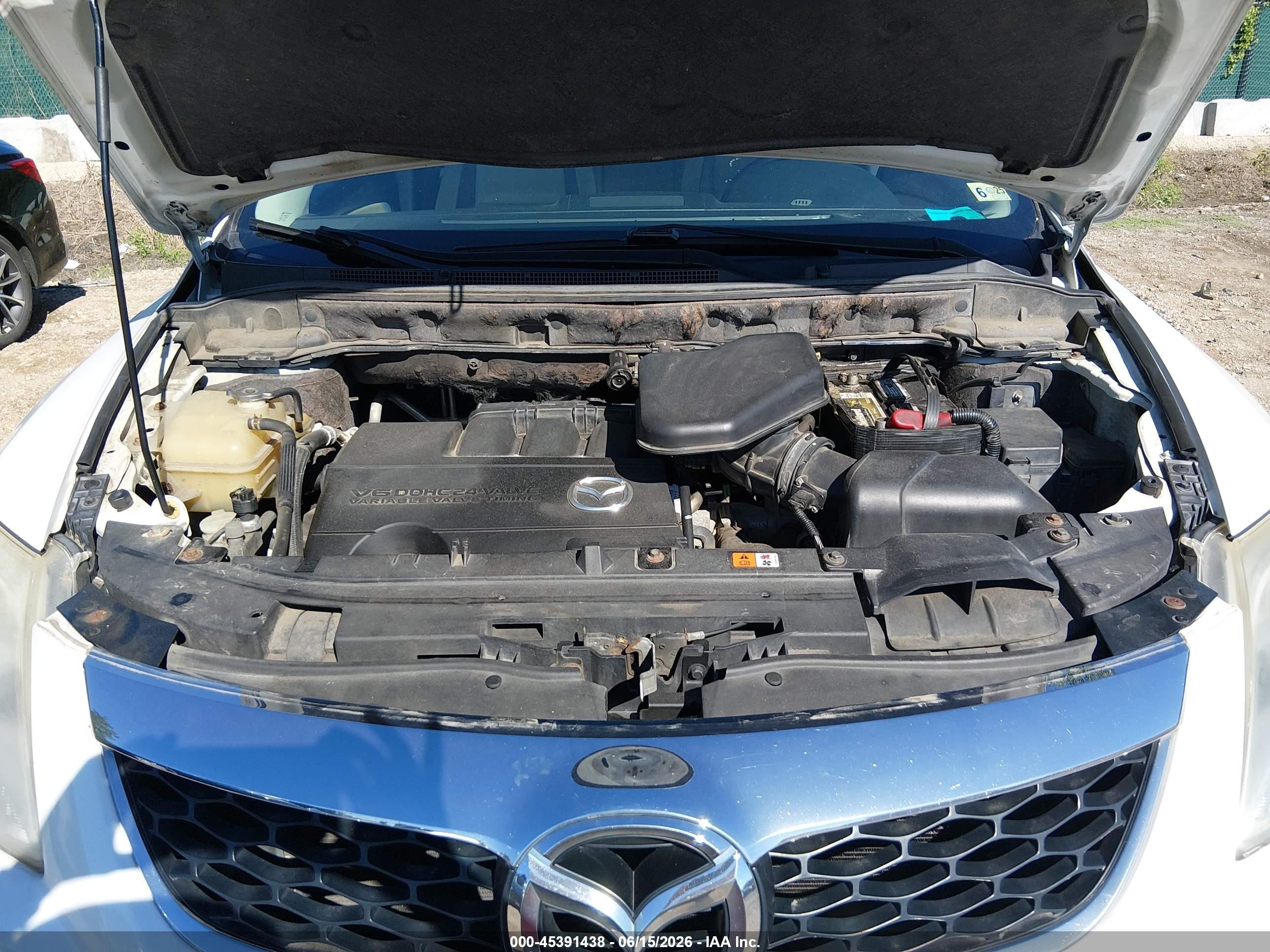 2012 Mazda Cx-9 Touring Белый vin: JM3TB3CA9C0340482