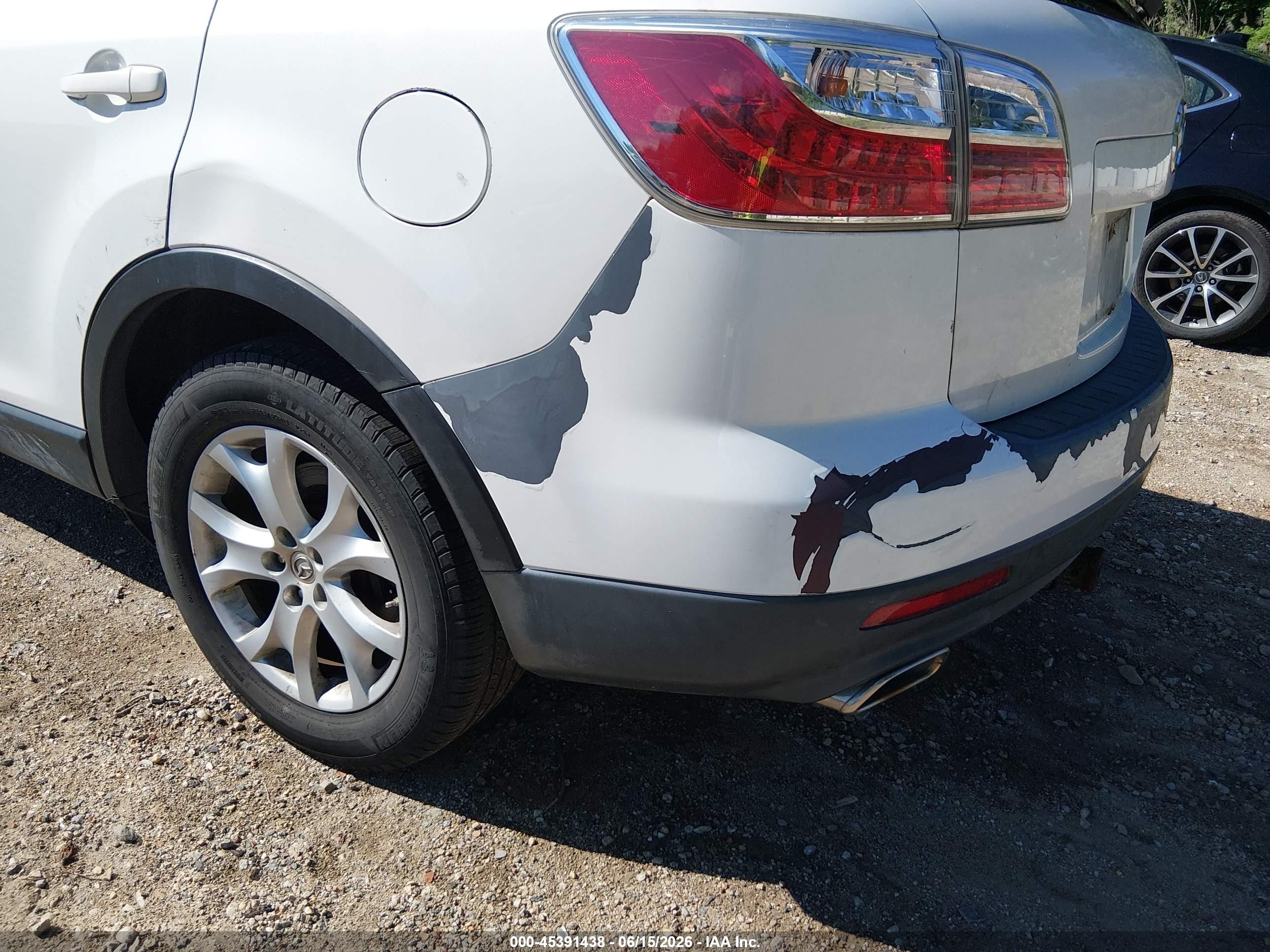 2012 Mazda Cx-9 Touring Белый vin: JM3TB3CA9C0340482