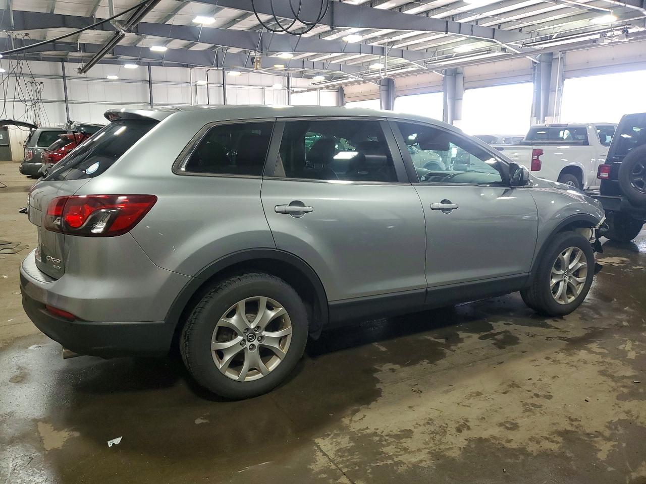 2014 Mazda Cx-9 Touring Silver vin: JM3TB3CA9E0445817