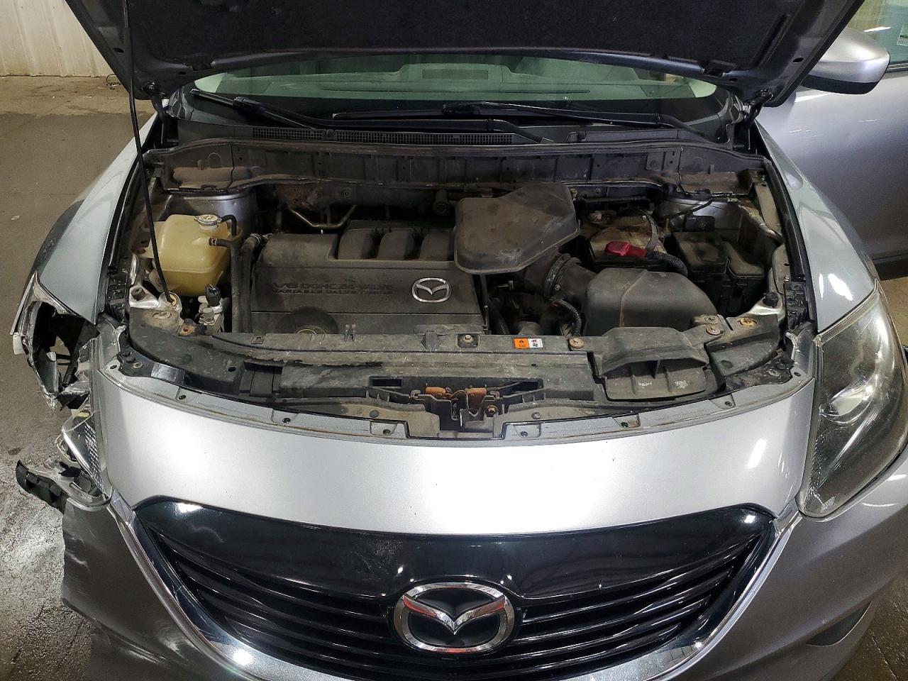 2014 Mazda Cx-9 Touring Silver vin: JM3TB3CA9E0445817