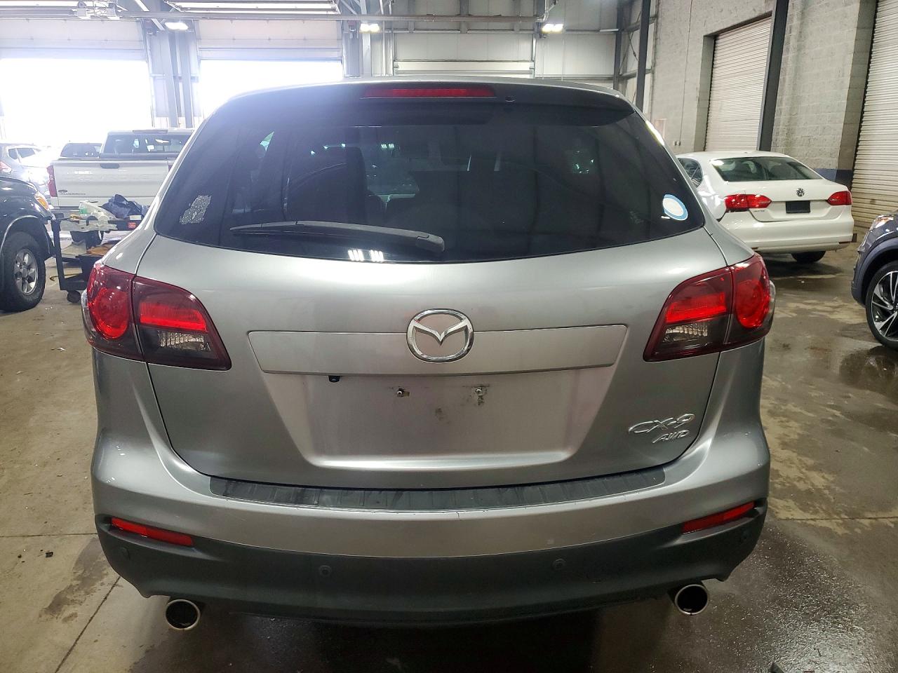 2014 Mazda Cx-9 Touring Silver vin: JM3TB3CA9E0445817