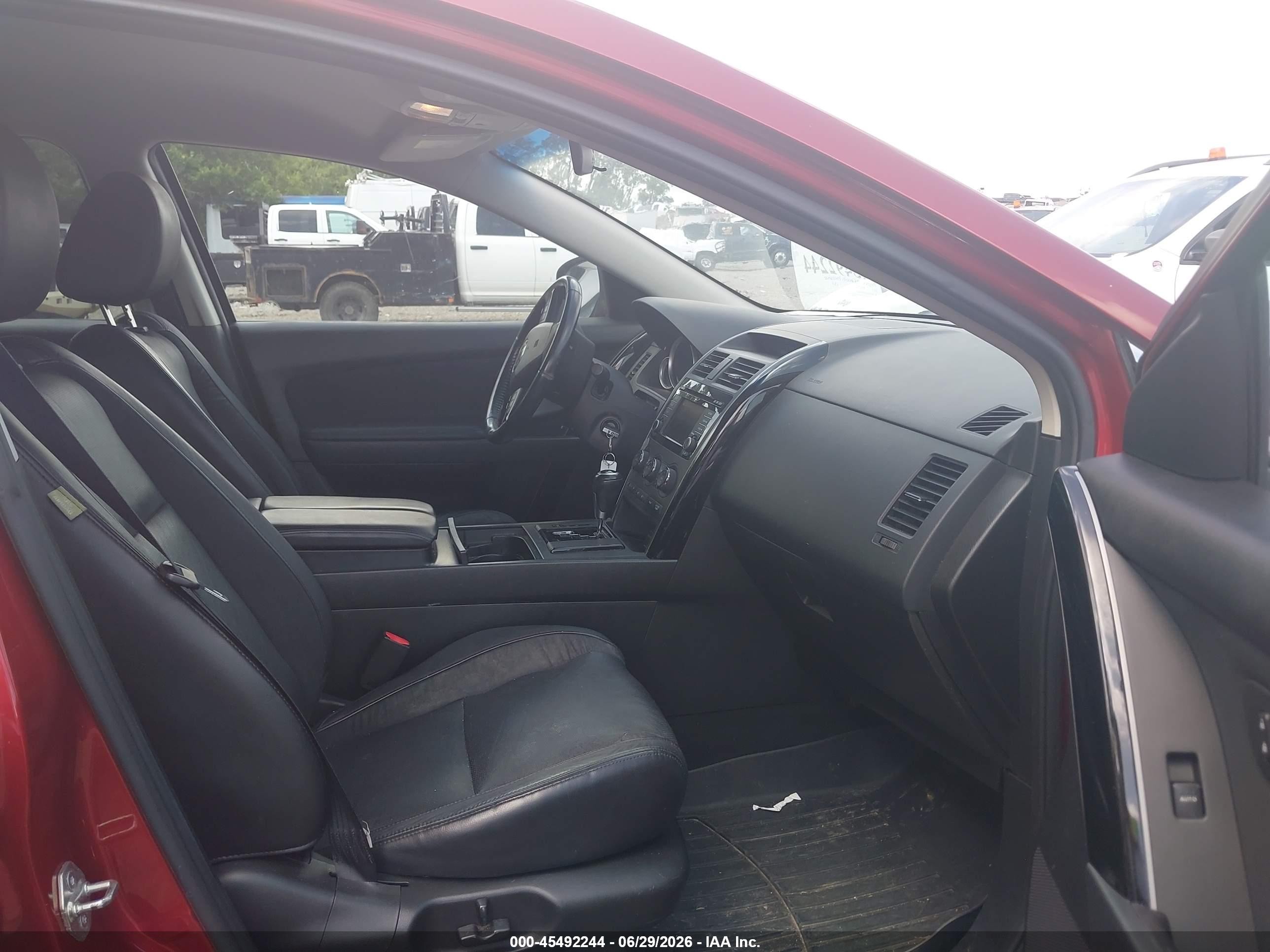 2015 Mazda Cx-9 Touring Темно-бордовый vin: JM3TB3CA9F0454227