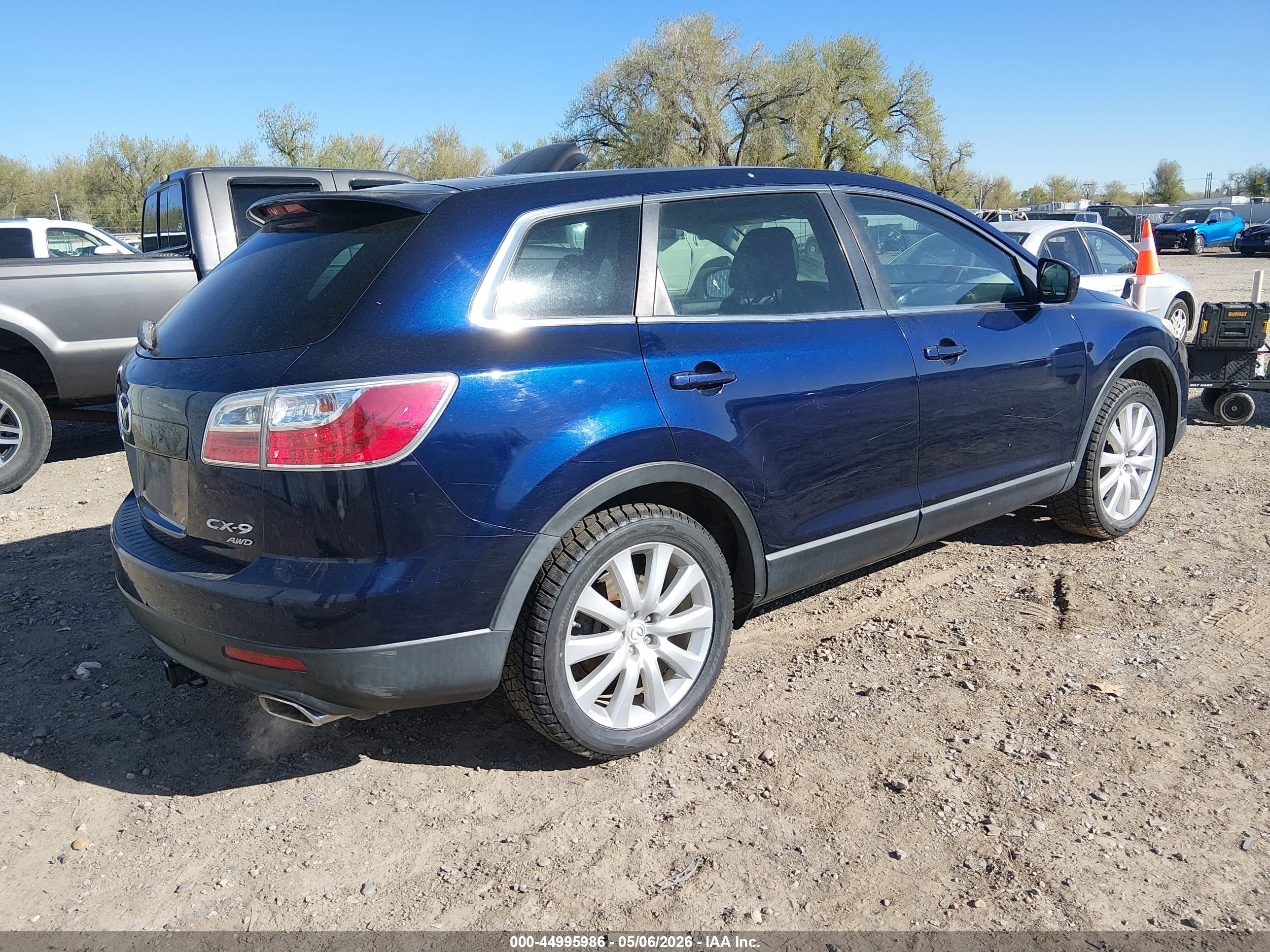 2011 Mazda Cx-9 Touring Dark Blue vin: JM3TB3CAXB0316285