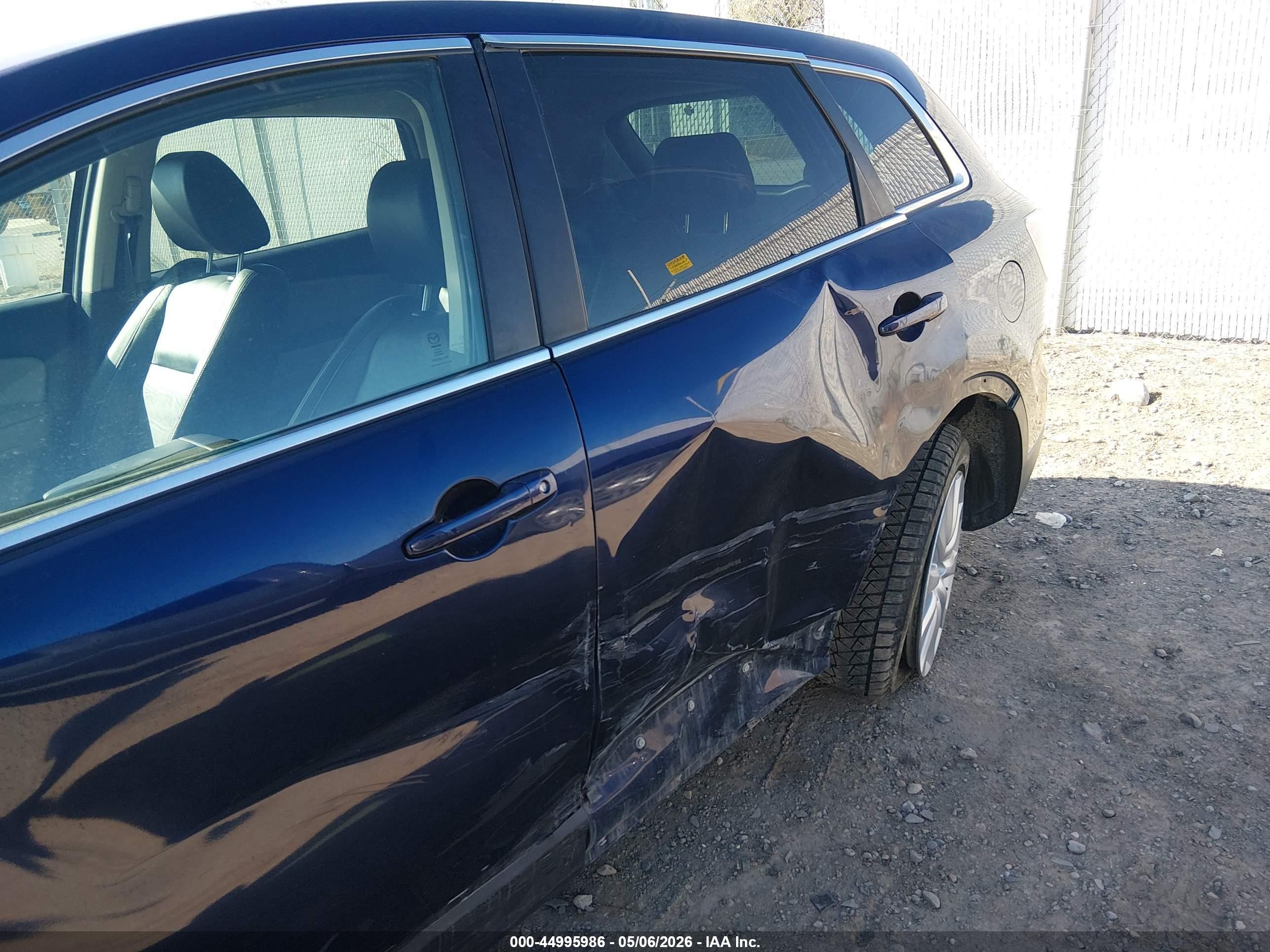 2011 Mazda Cx-9 Touring Dark Blue vin: JM3TB3CAXB0316285