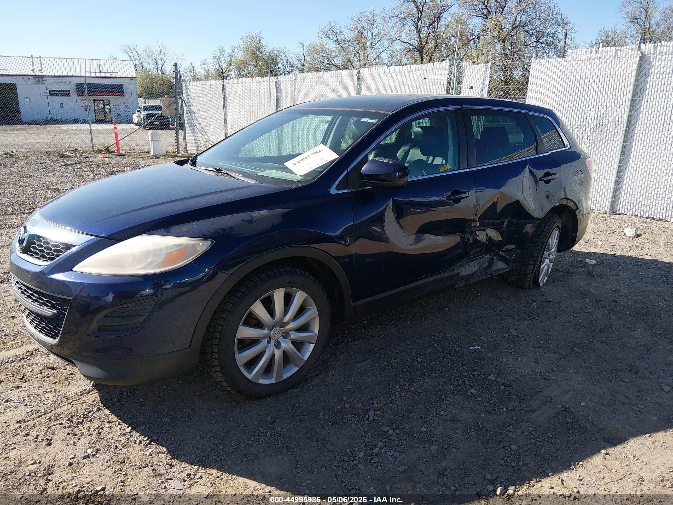 2011 Mazda Cx-9 Touring Dark Blue vin: JM3TB3CAXB0316285
