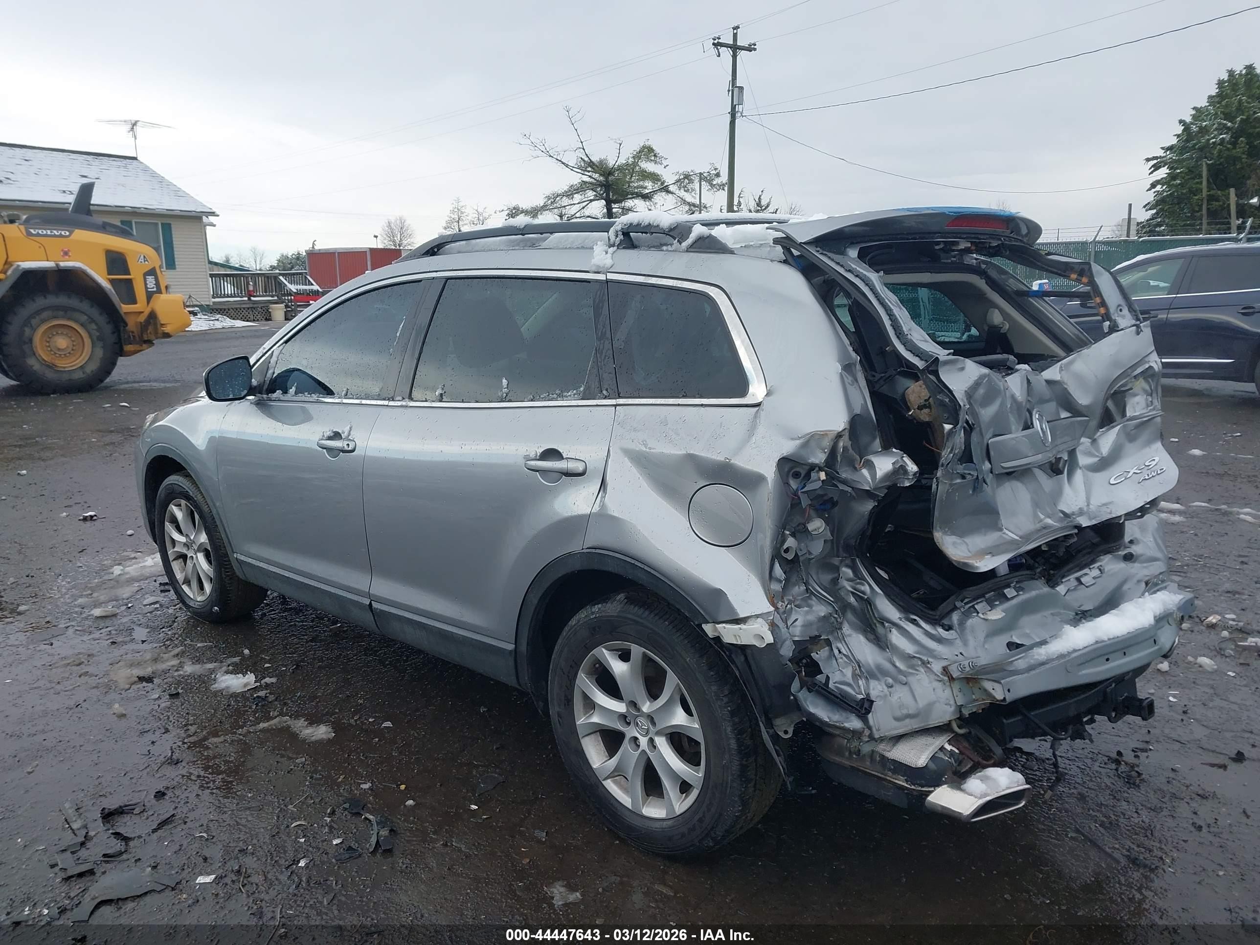 2011 Mazda Cx-9 Touring Gray vin: JM3TB3CAXB0319123