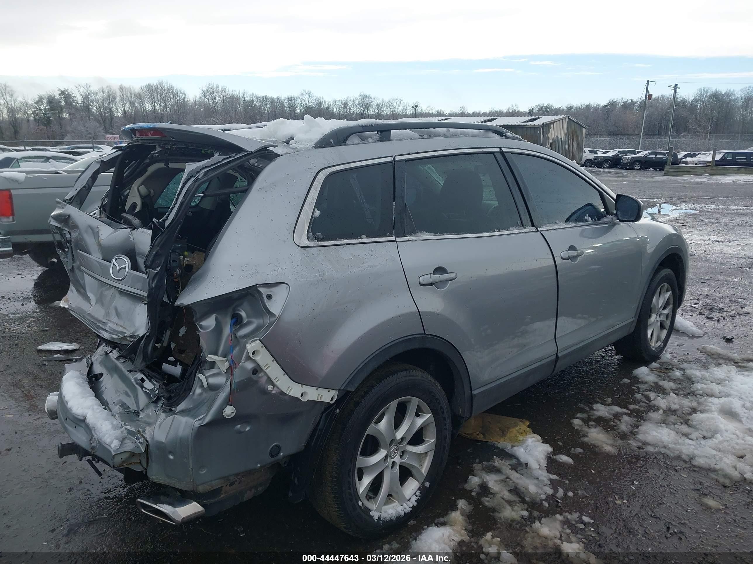 2011 Mazda Cx-9 Touring Gray vin: JM3TB3CAXB0319123