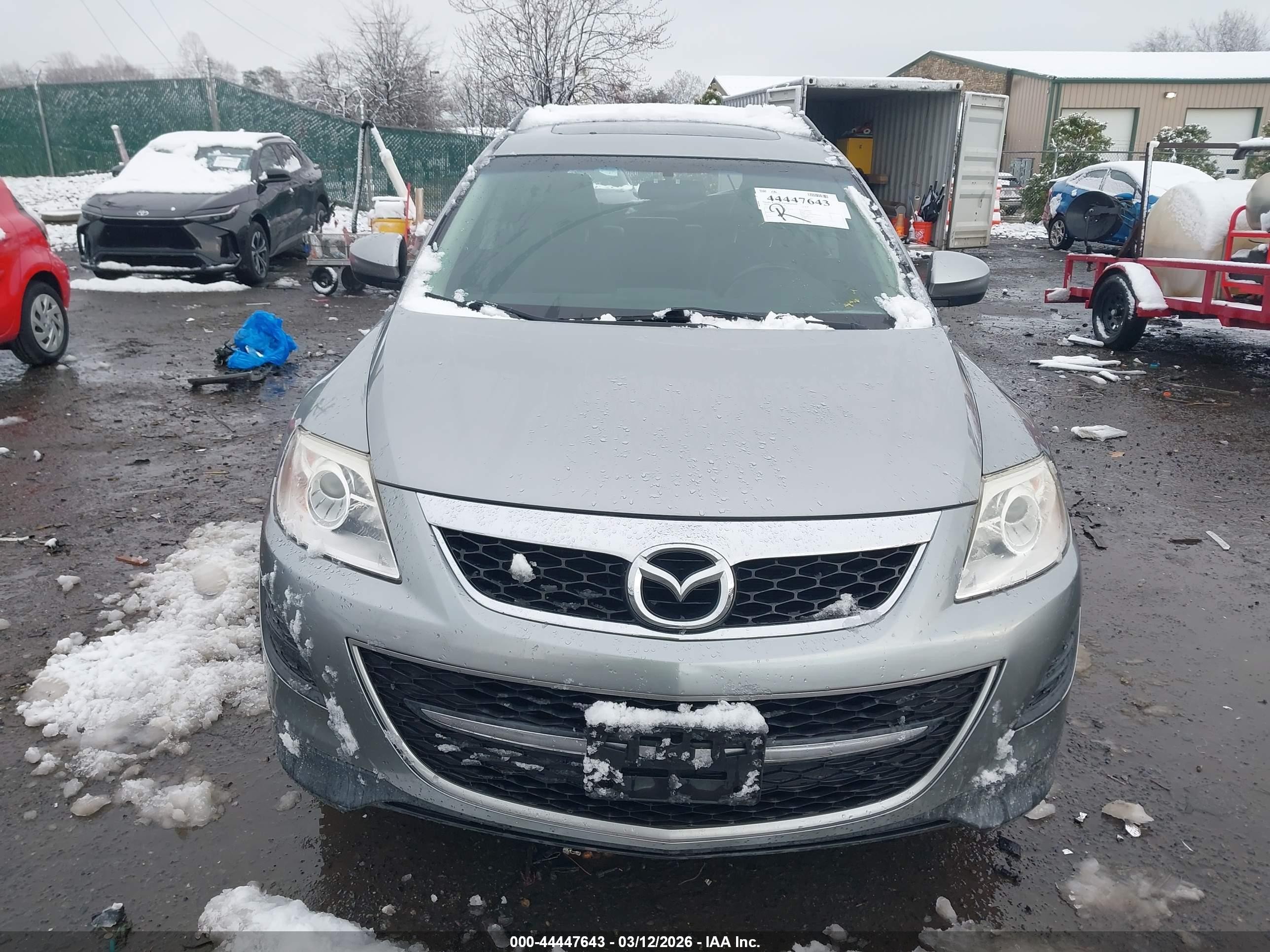 2011 Mazda Cx-9 Touring Gray vin: JM3TB3CAXB0319123