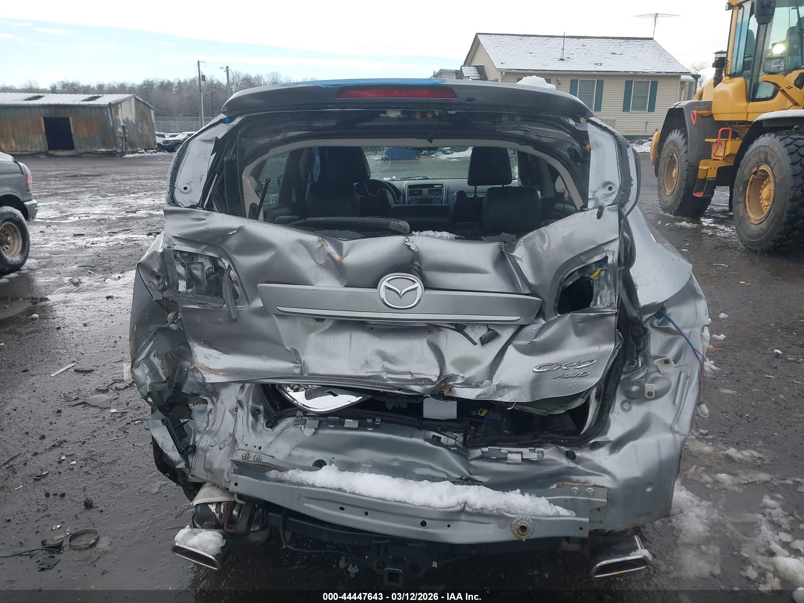 2011 Mazda Cx-9 Touring Gray vin: JM3TB3CAXB0319123