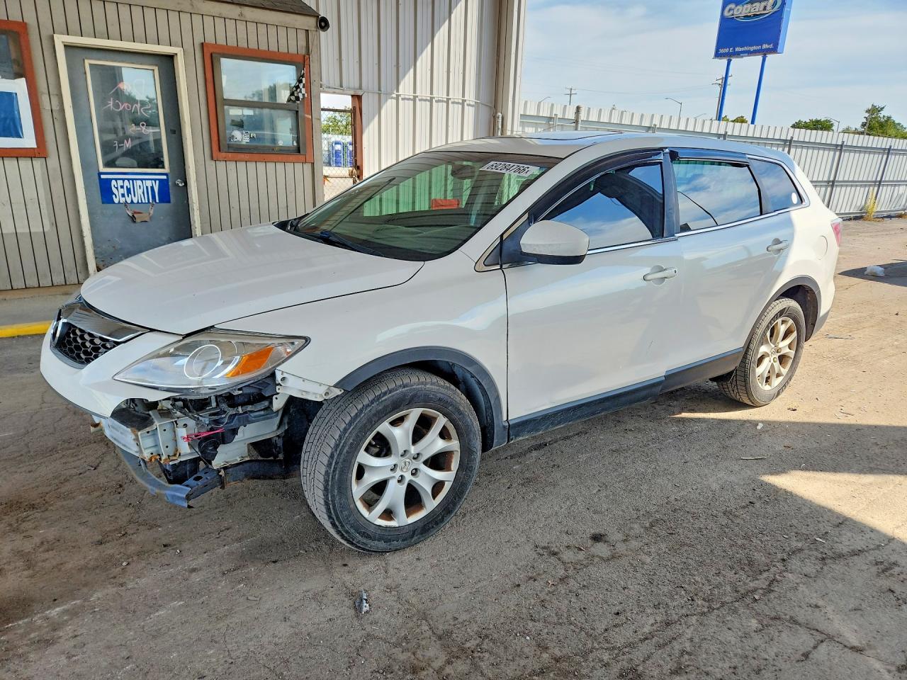 2012 Mazda Cx-9 White vin: JM3TB3CAXC0353032        