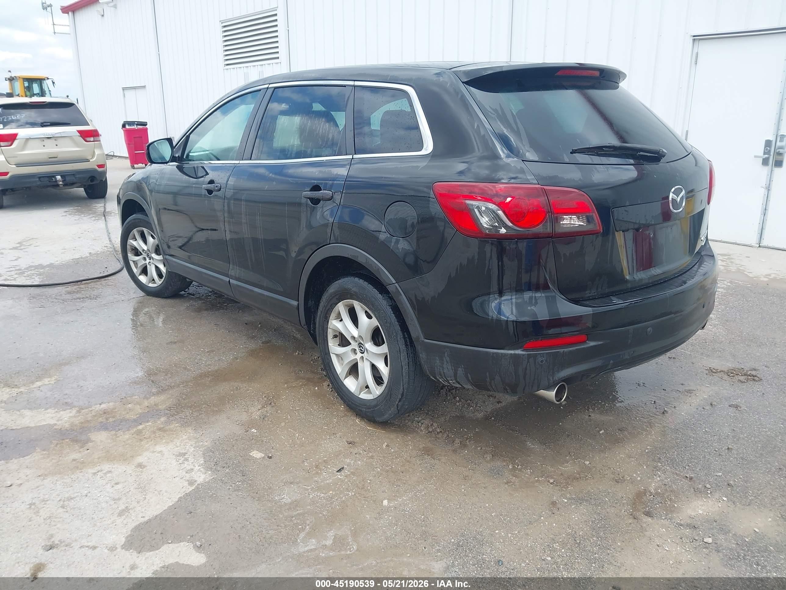 2013 Mazda Cx-9 Touring Black vin: JM3TB3CAXD0400058