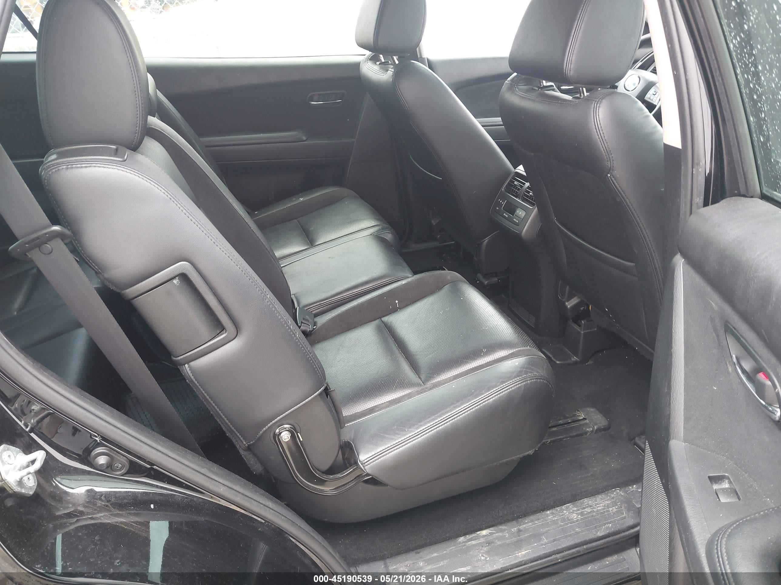 2013 Mazda Cx-9 Touring Black vin: JM3TB3CAXD0400058