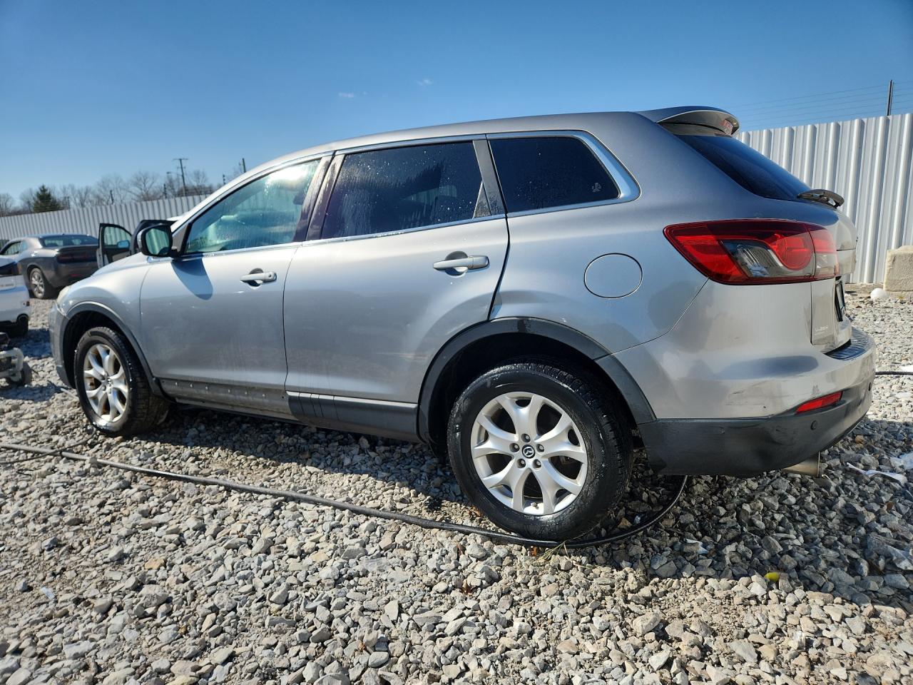 2013 Mazda Cx-9 Touring Gray vin: JM3TB3CAXD0422609 Damage: Left Rear Door, Dent(S) W/ Paint Dmg, > 12 Inches
