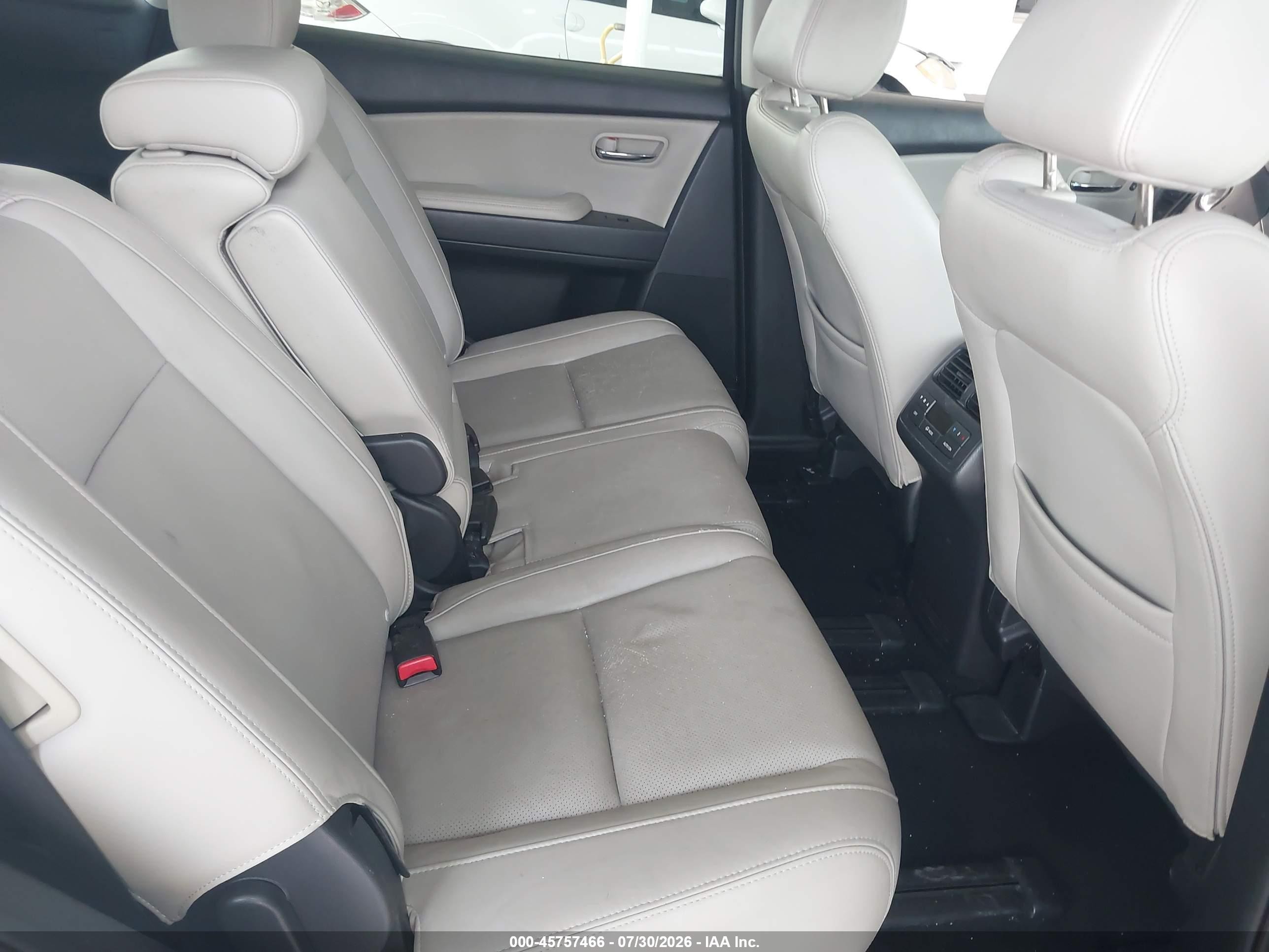 2014 Mazda Cx-9 Touring White vin: JM3TB3CAXE0433871