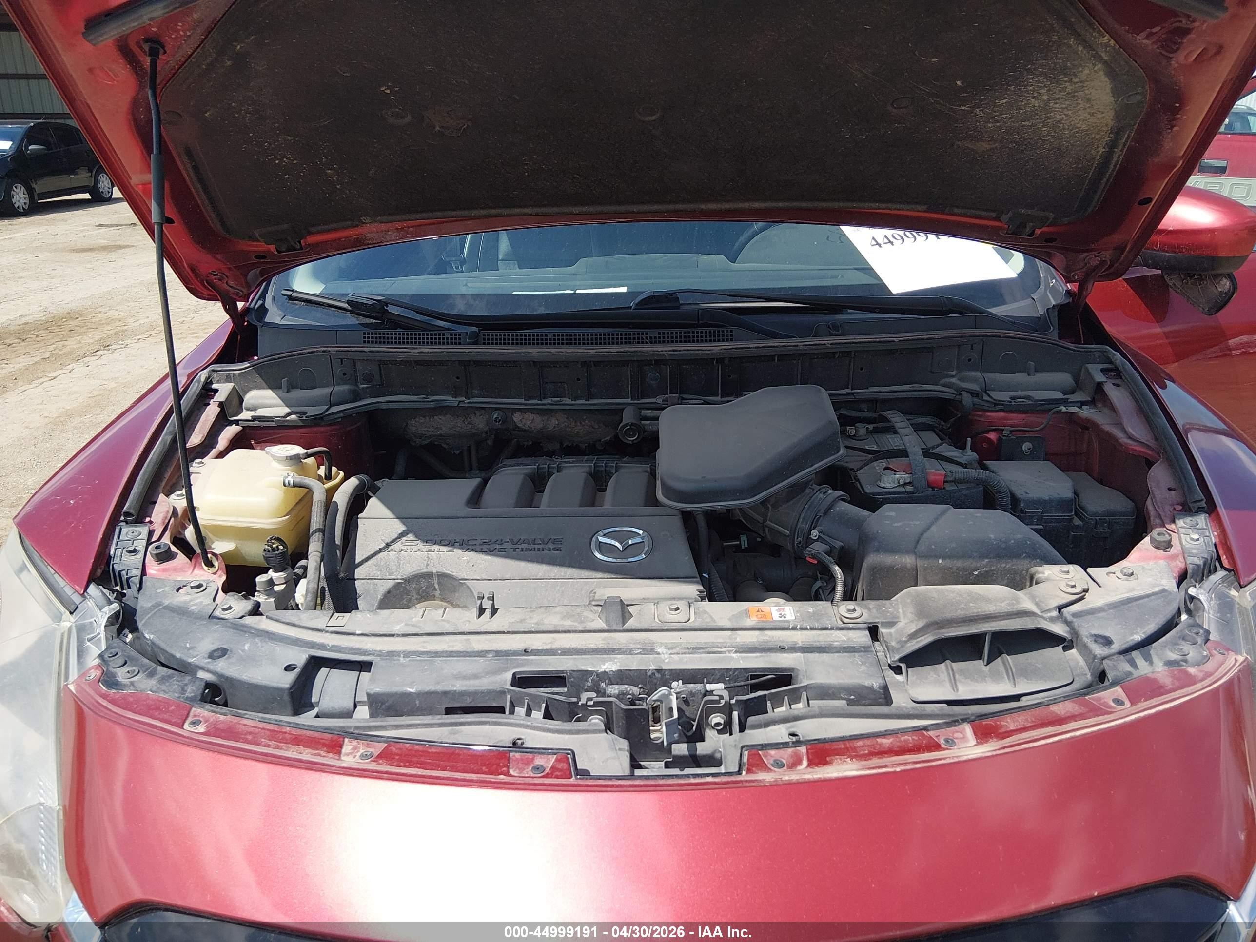 2014 Mazda Cx-9 Touring Red vin: JM3TB3CAXE0444787