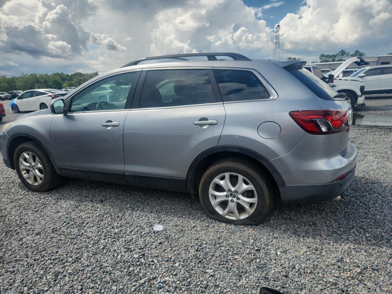 2013 Mazda Cx-9 Touring Silver vin: JM3TB3CV0D0400475