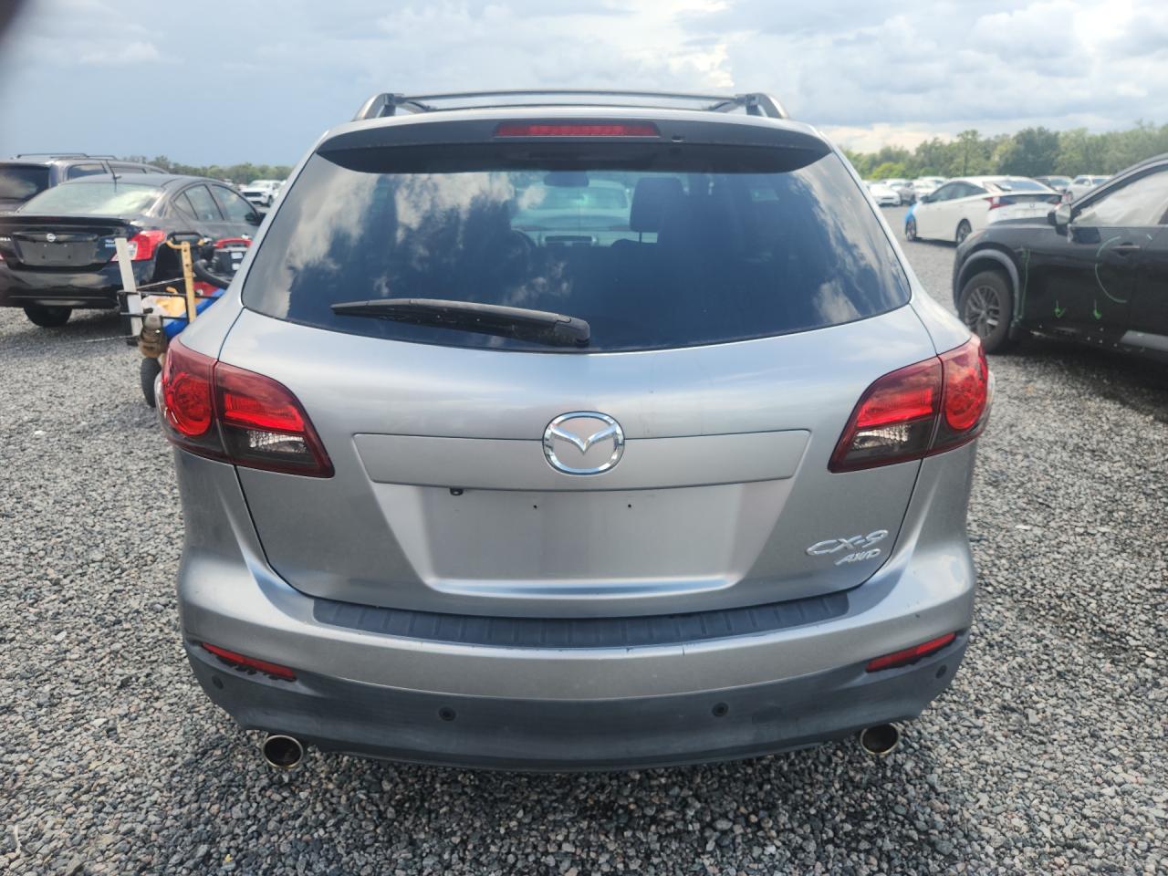 2013 Mazda Cx-9 Touring Silver vin: JM3TB3CV0D0400475