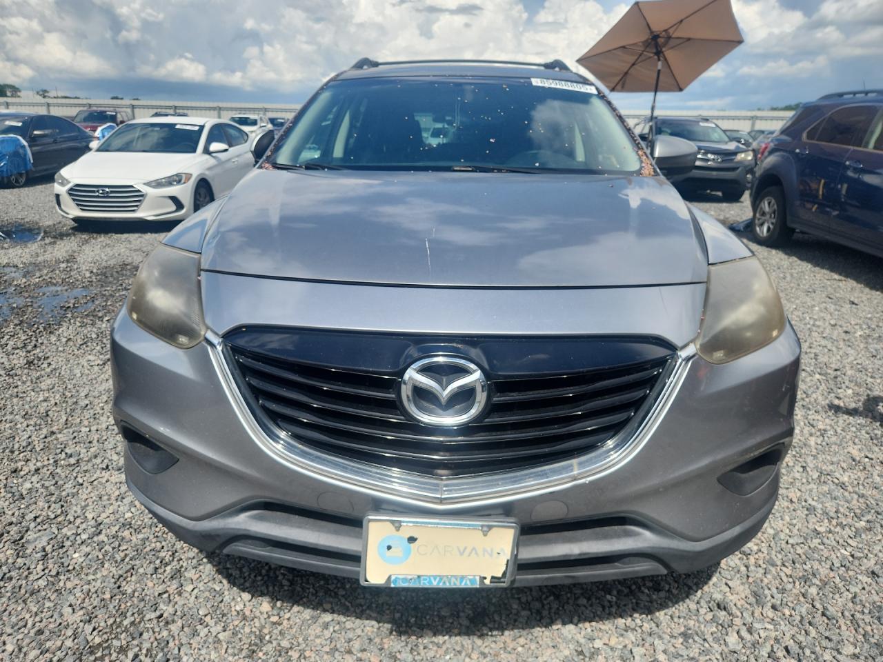 2013 Mazda Cx-9 Touring Silver vin: JM3TB3CV0D0400475
