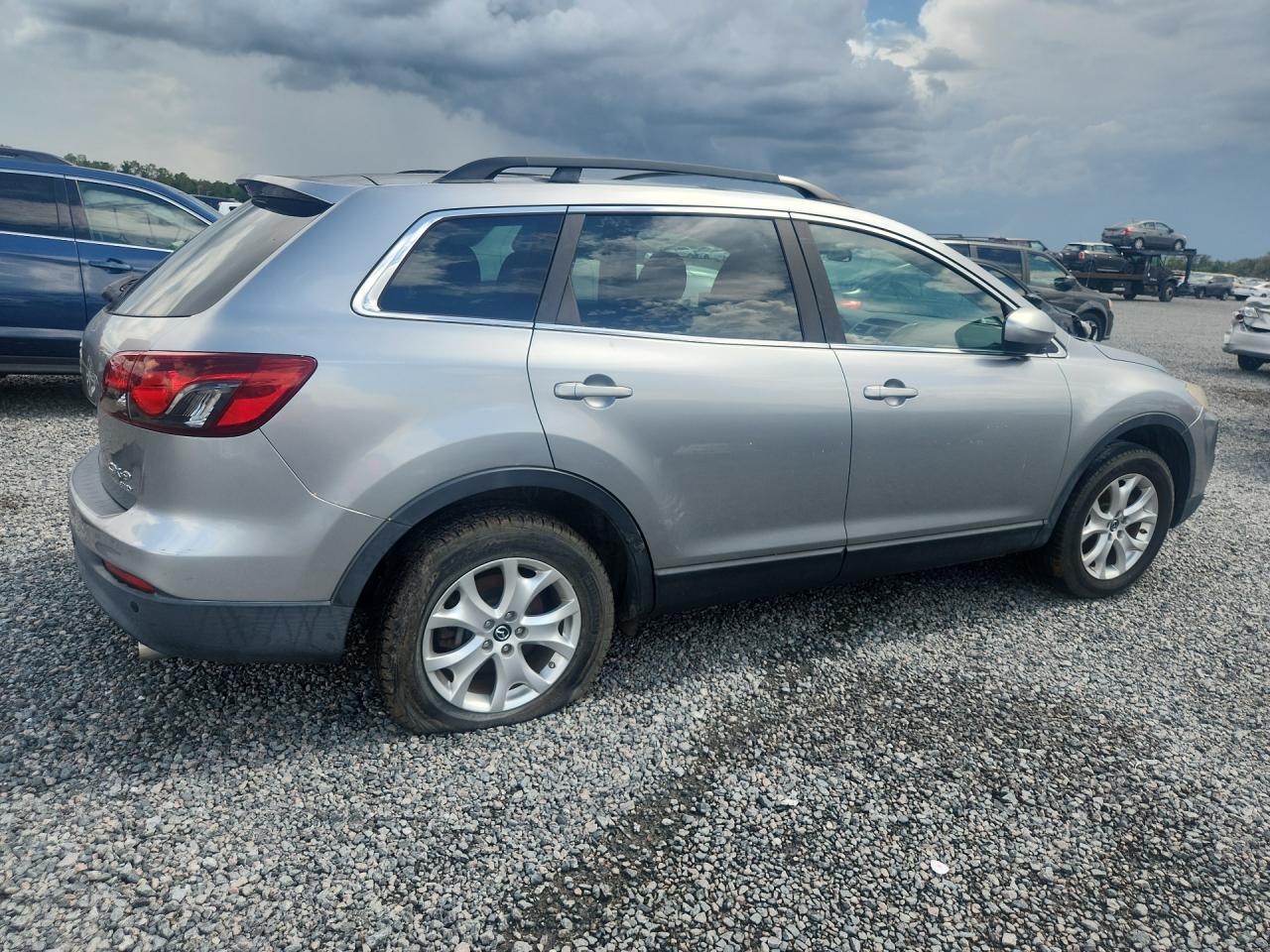 2013 Mazda Cx-9 Touring Silver vin: JM3TB3CV0D0400475