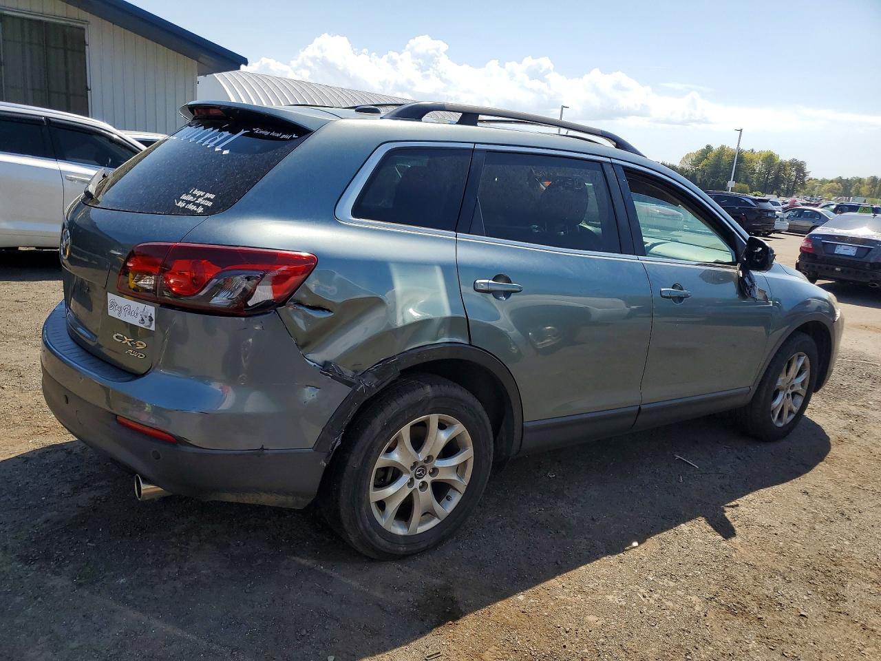 2013 Mazda Cx-9 Touring Blue vin: JM3TB3CV0D0401271