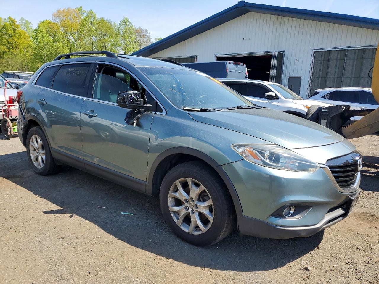 2013 Mazda Cx-9 Touring Blue vin: JM3TB3CV0D0401271