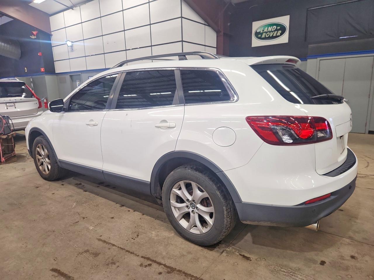 2014 Mazda Cx-9 Touring White vin: JM3TB3CV0E0436488