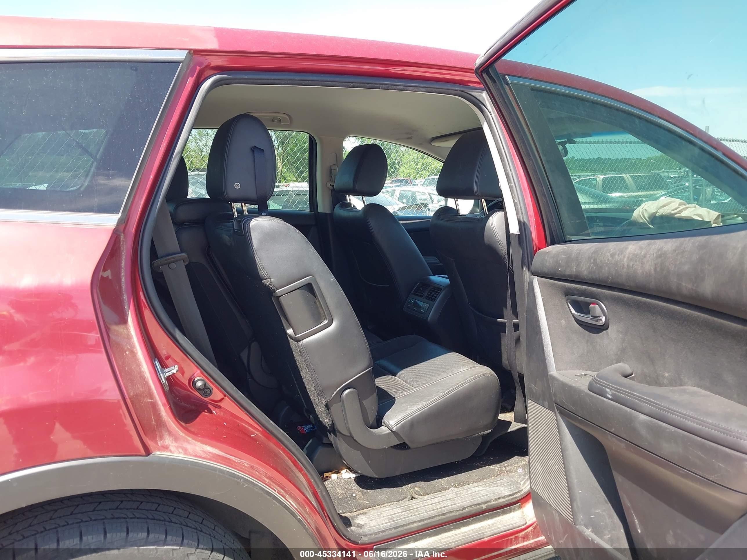 2015 Mazda Cx-9 Touring Red vin: JM3TB3CV0F0462672
