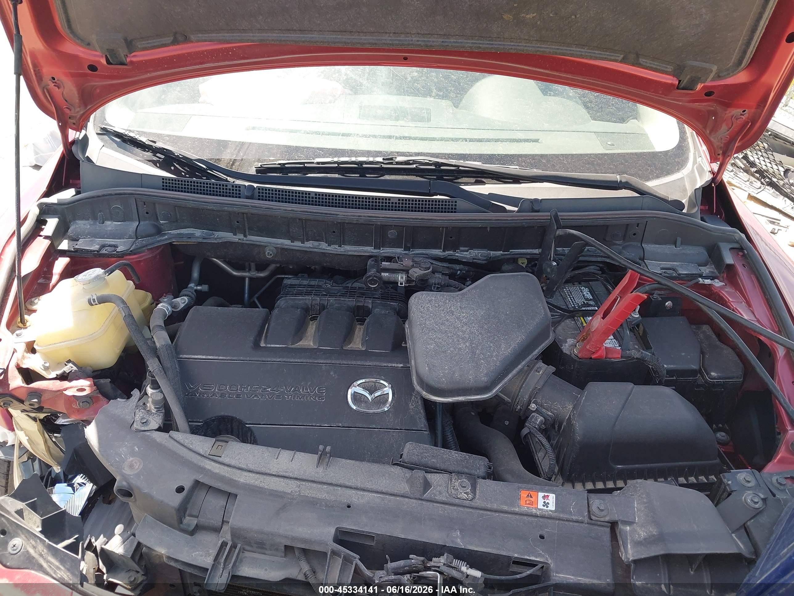 2015 Mazda Cx-9 Touring Red vin: JM3TB3CV0F0462672
