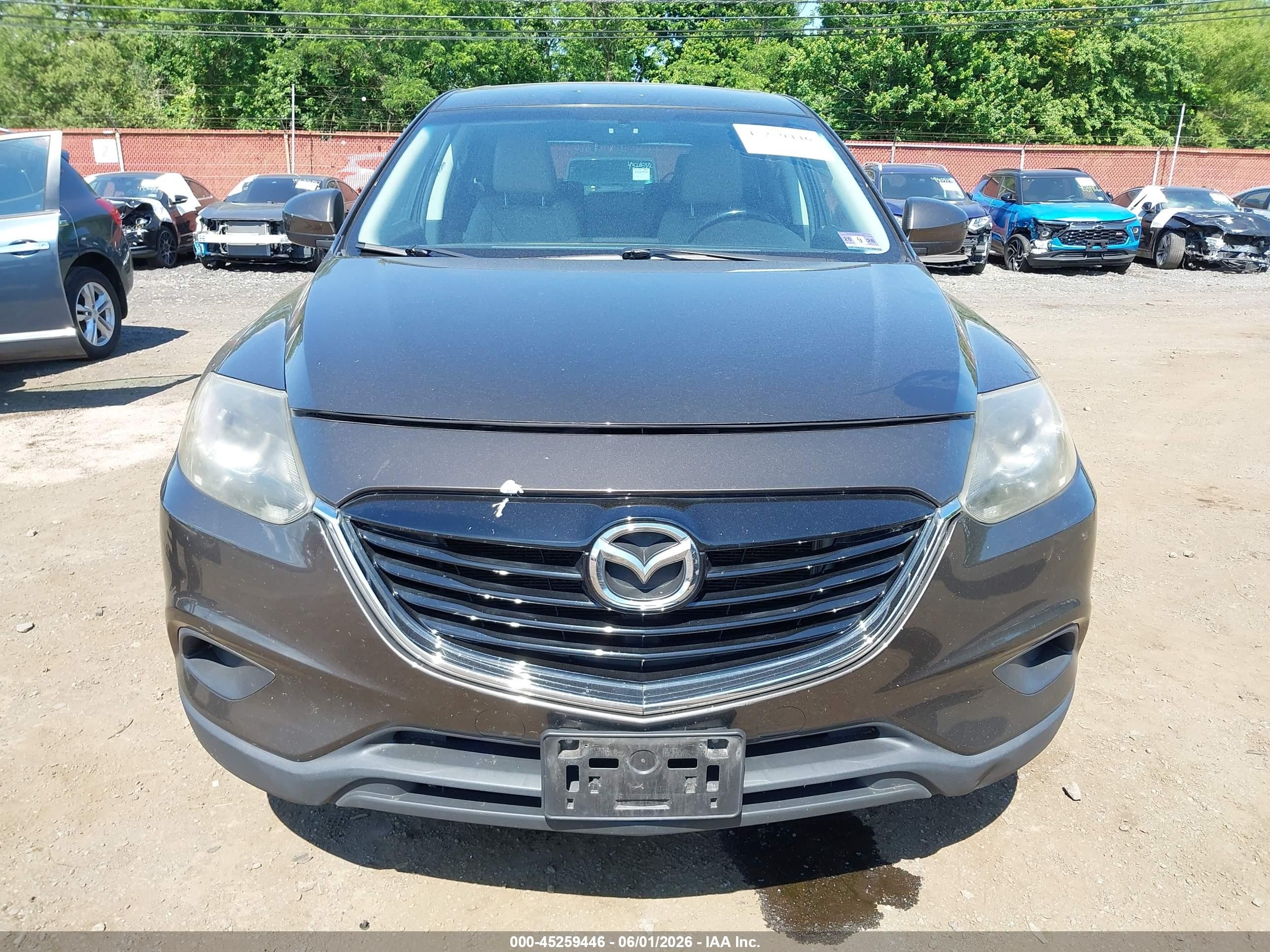 2015 Mazda Cx-9 Touring Gray vin: JM3TB3CV0F0465006
