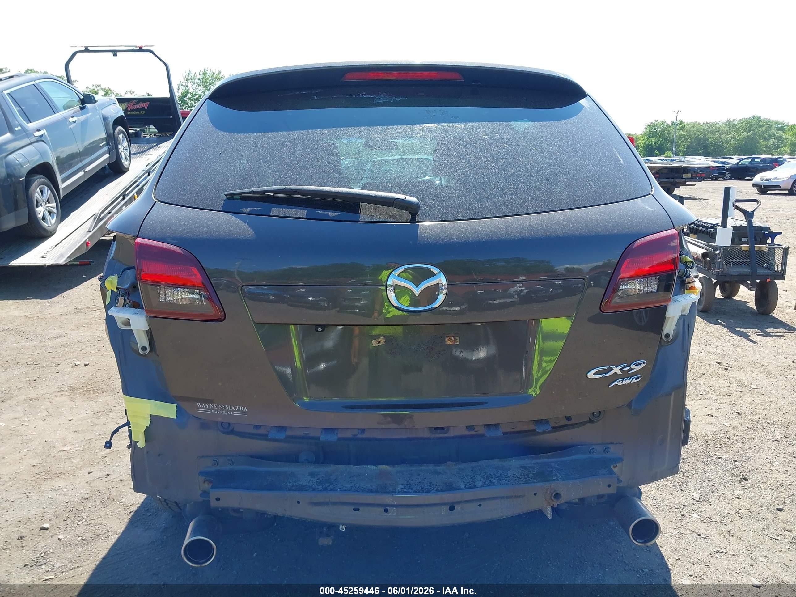 2015 Mazda Cx-9 Touring Gray vin: JM3TB3CV0F0465006