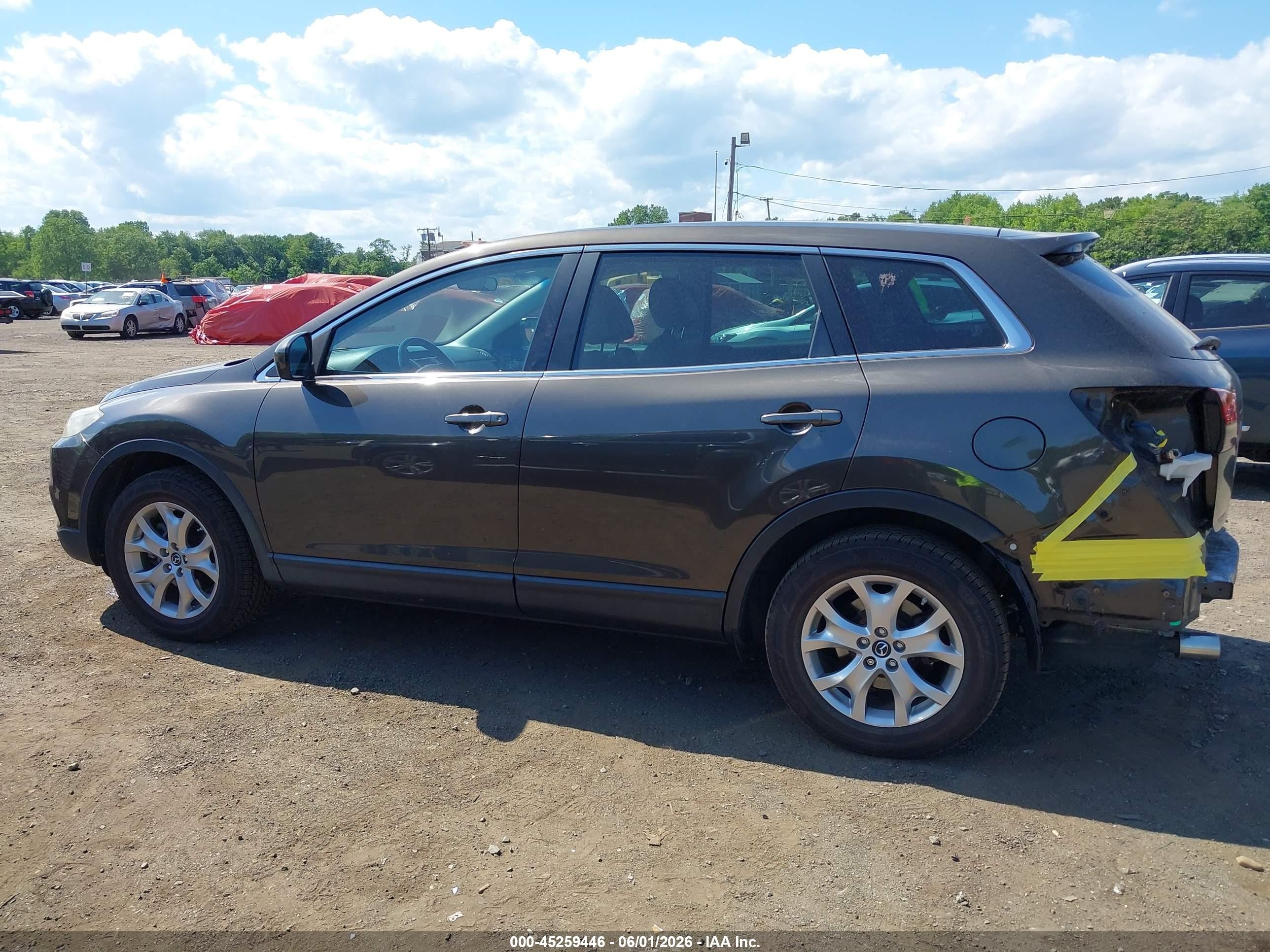 2015 Mazda Cx-9 Touring Gray vin: JM3TB3CV0F0465006