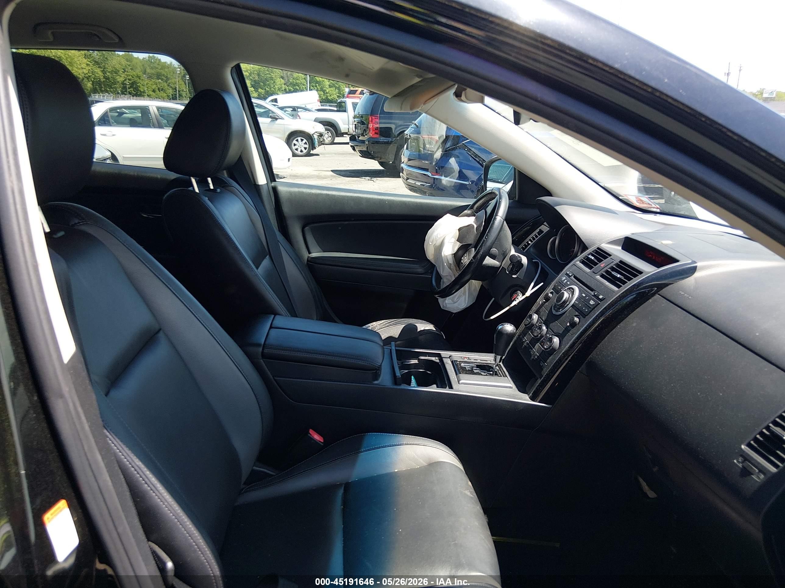 2011 Mazda Cx-9 Touring Black vin: JM3TB3CV1B0302455