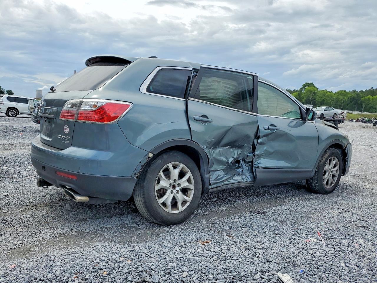 2012 Mazda Cx-9 Blue vin: JM3TB3CV1C0335103