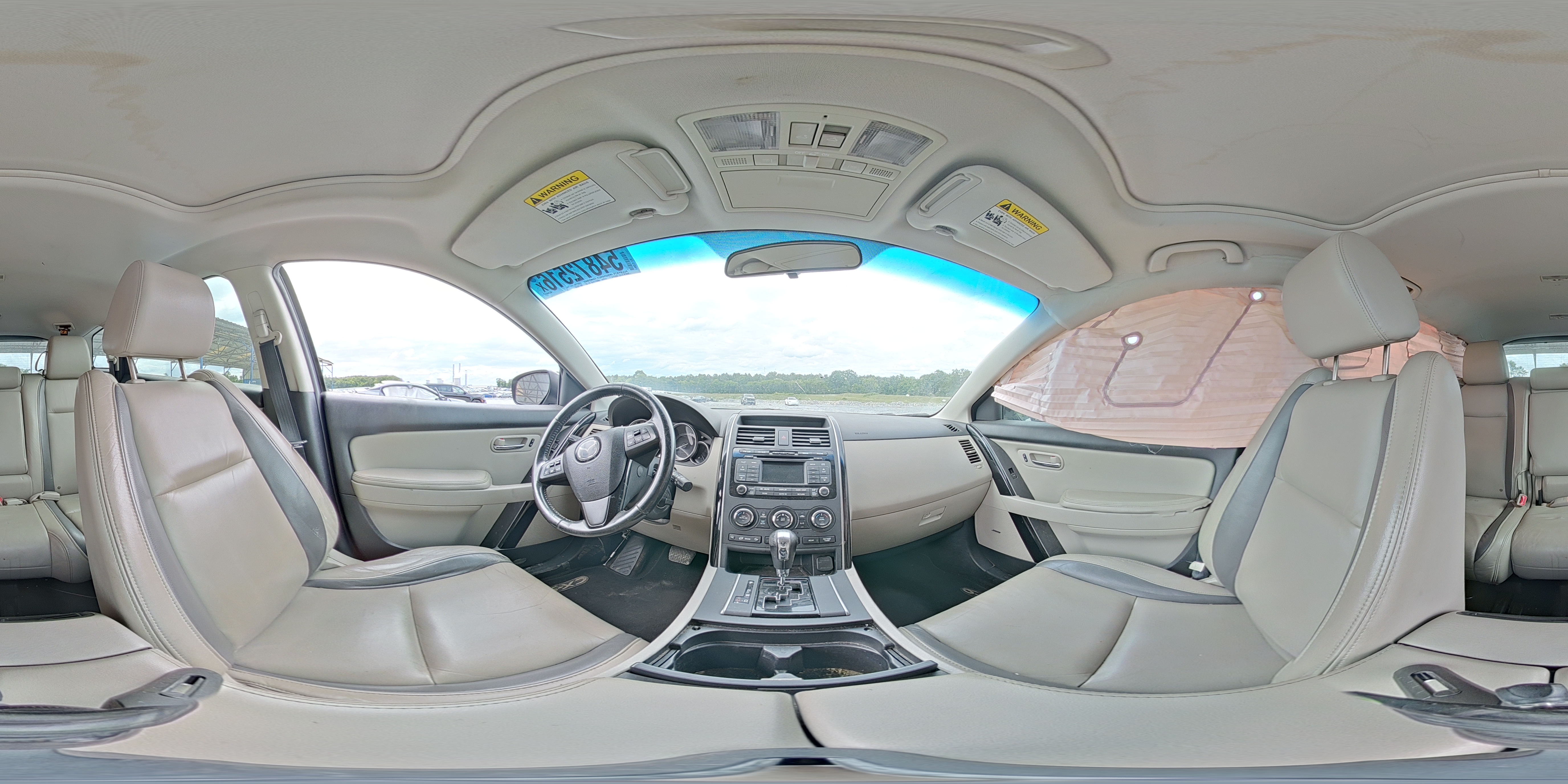 2012 Mazda Cx-9 Blue vin: JM3TB3CV1C0335103