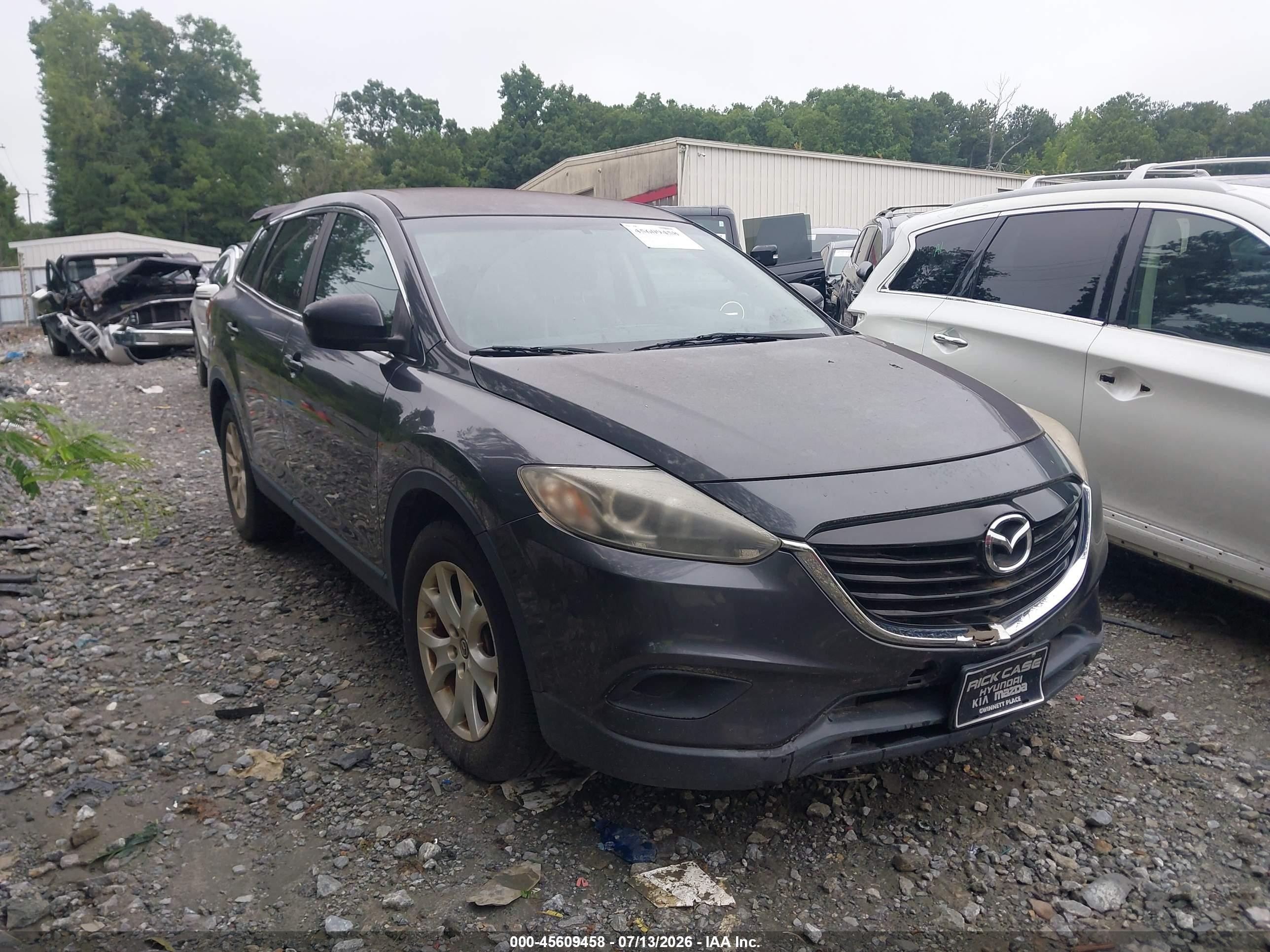 2013 Mazda Cx-9 Touring Серый vin: JM3TB3CV1D0402994