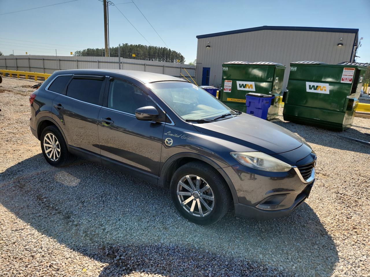 2013 Mazda Cx-9 Touring Charcoal vin: JM3TB3CV1D0405037