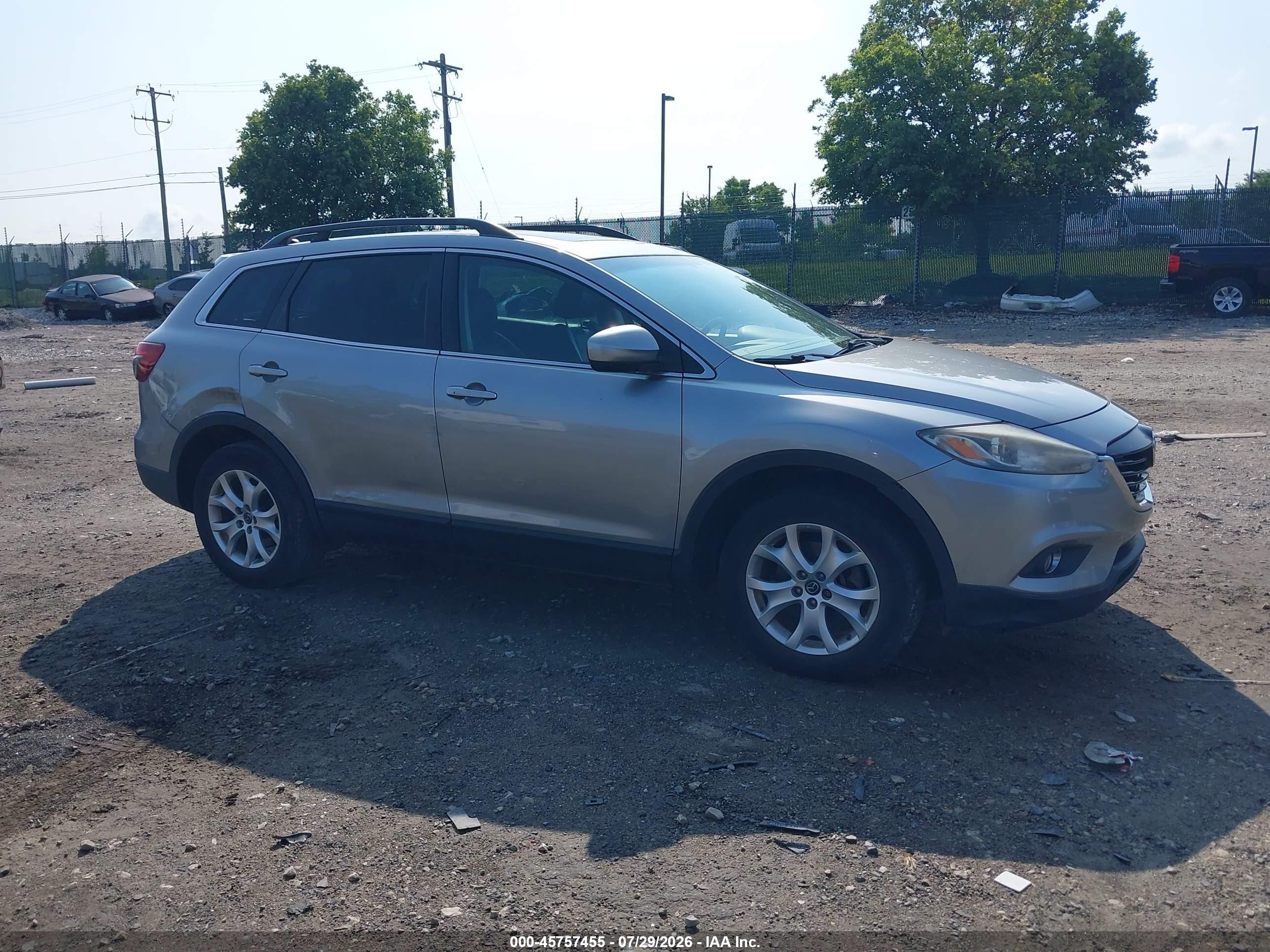 2013 Mazda Cx-9 Touring Серый vin: JM3TB3CV1D0419066