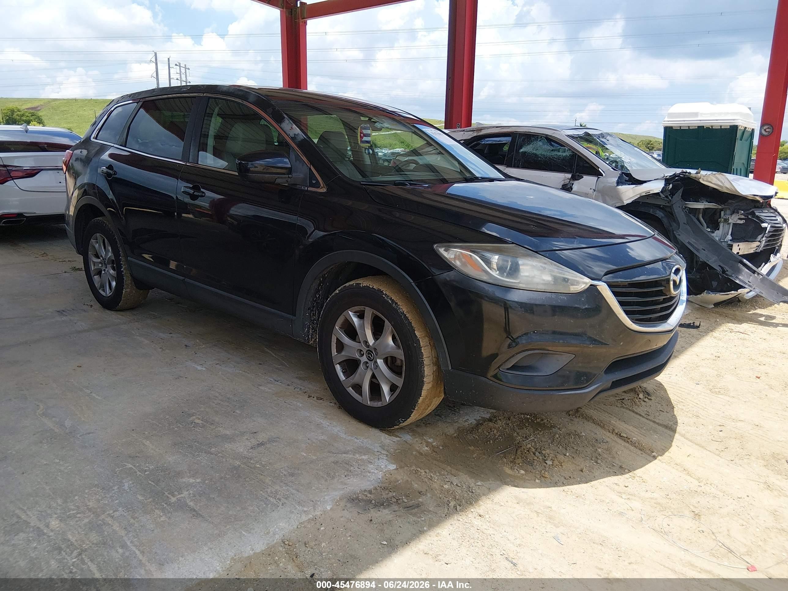 2014 Mazda Cx-9 Touring Черный vin: JM3TB3CV1E0434538