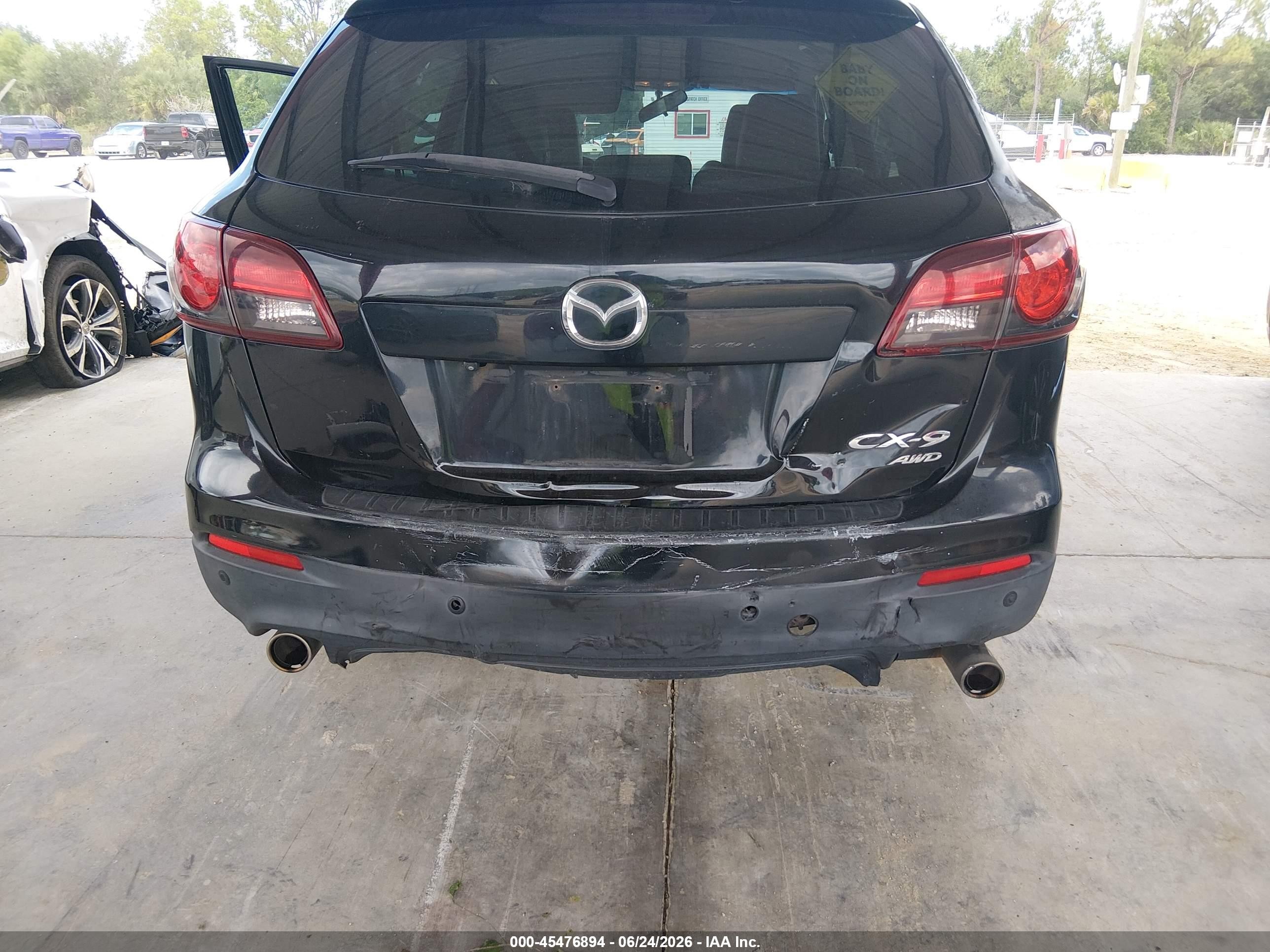 2014 Mazda Cx-9 Touring Черный vin: JM3TB3CV1E0434538